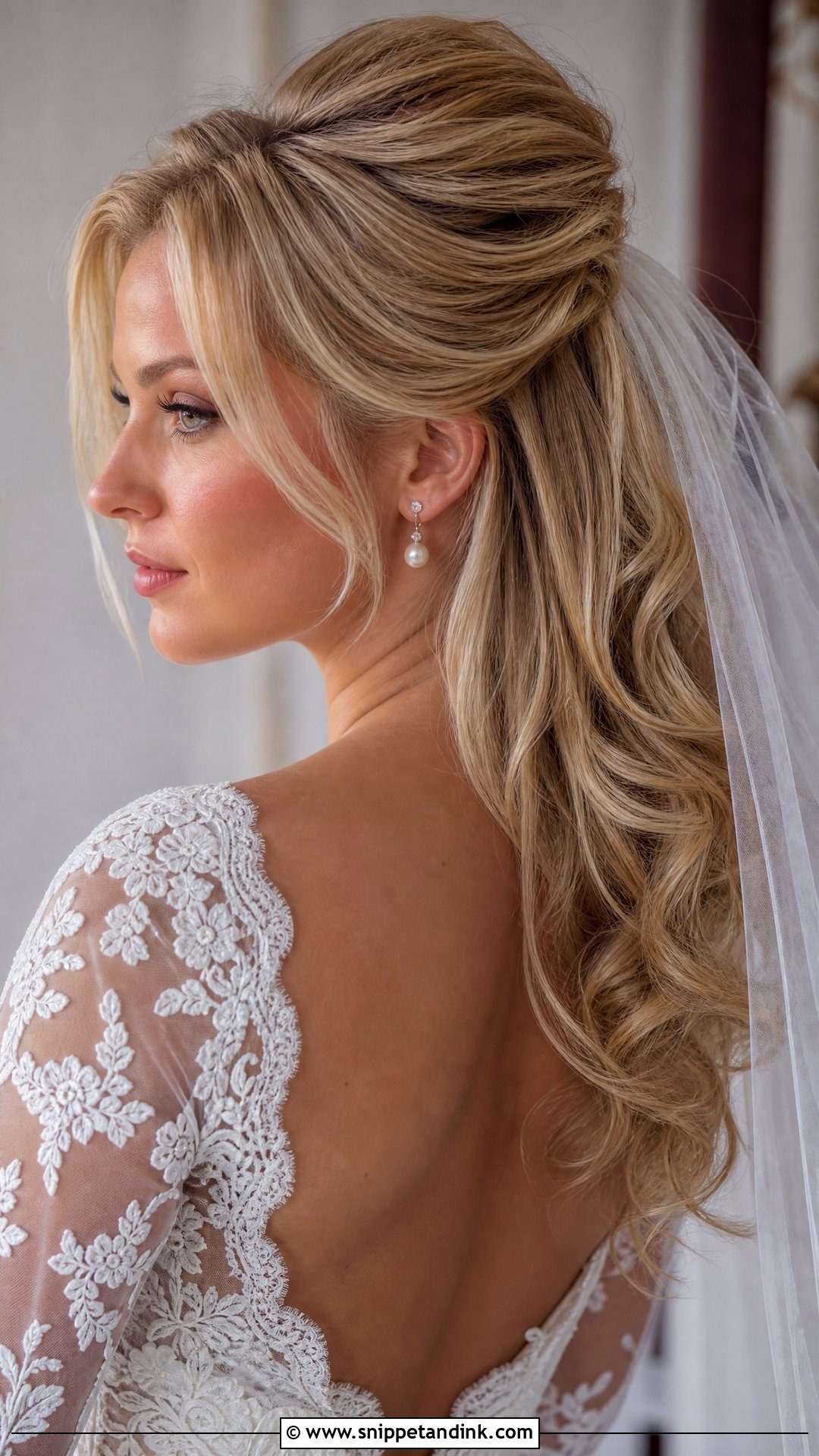 Mullet Wedding Hair With Crown Volume - Snippet and Ink - 20 Mullet Wedding Hair Ideas