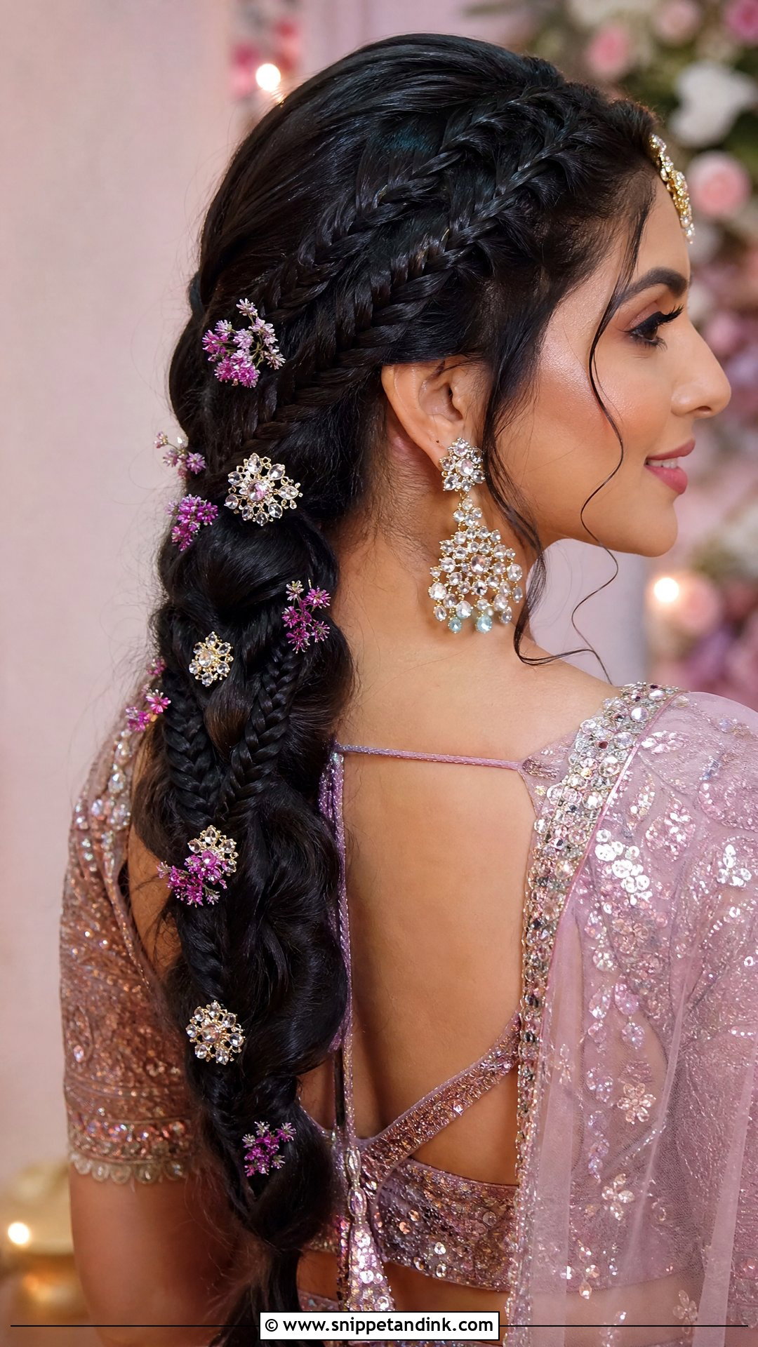 Multi Braid Combination - Snippet and Ink - 20 Indian Wedding Braids Bridal Hairstyle