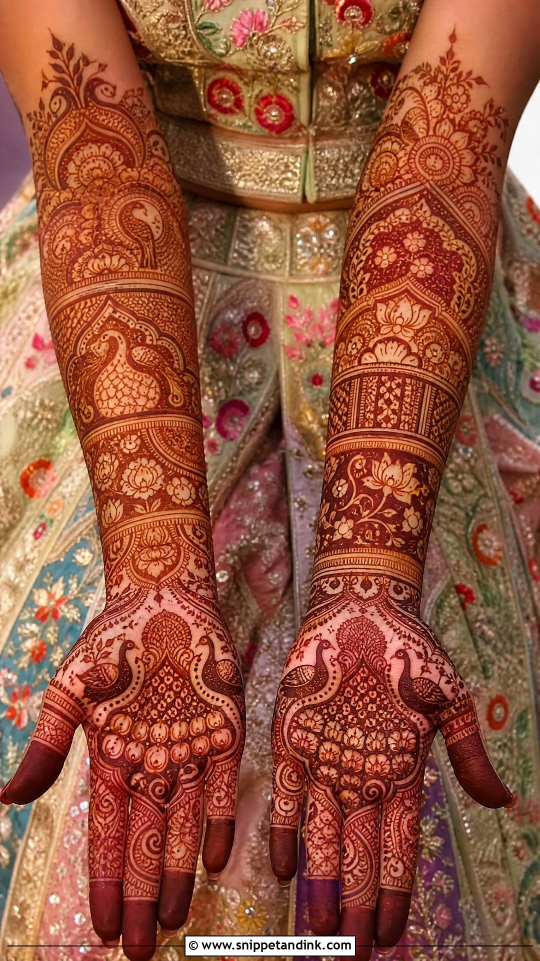 Multi Color Mehndi Lehenga For Bride - Snippet and Ink - 25 Mehndi Outfit Ideas for Bride