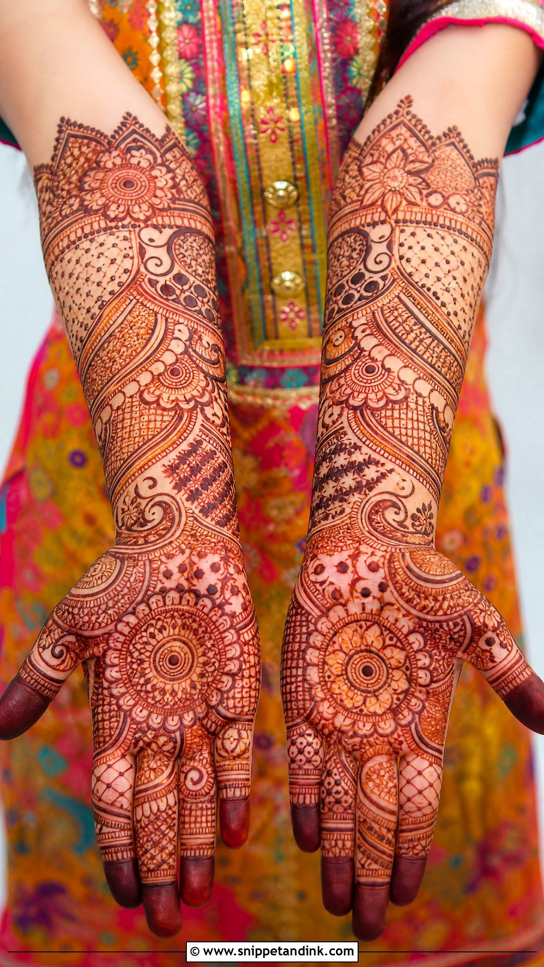 Multicolor Mehandi Dress - Snippet and Ink - 30 Mehandi Dress Ideas