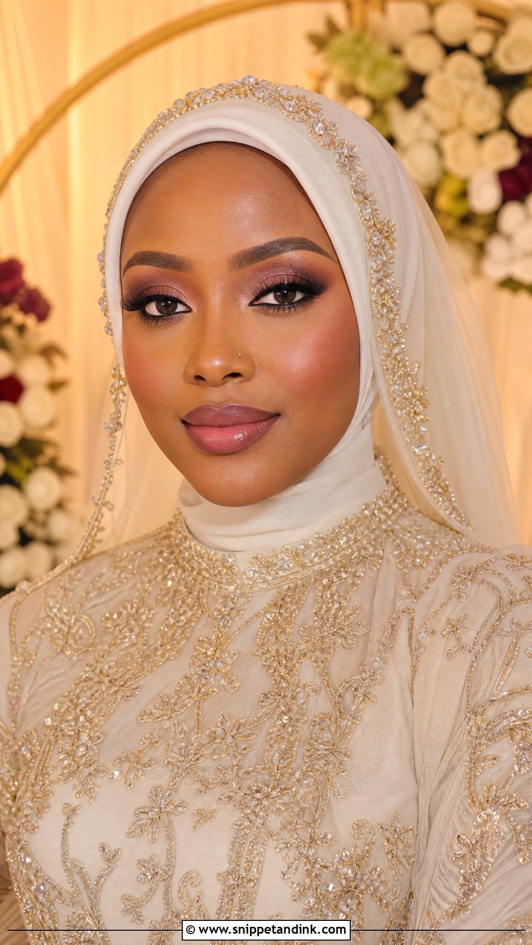 Muslim Bridal Makeup For Deep Skin - Snippet and Ink - 20 Muslim Bridal Makeup Ideas