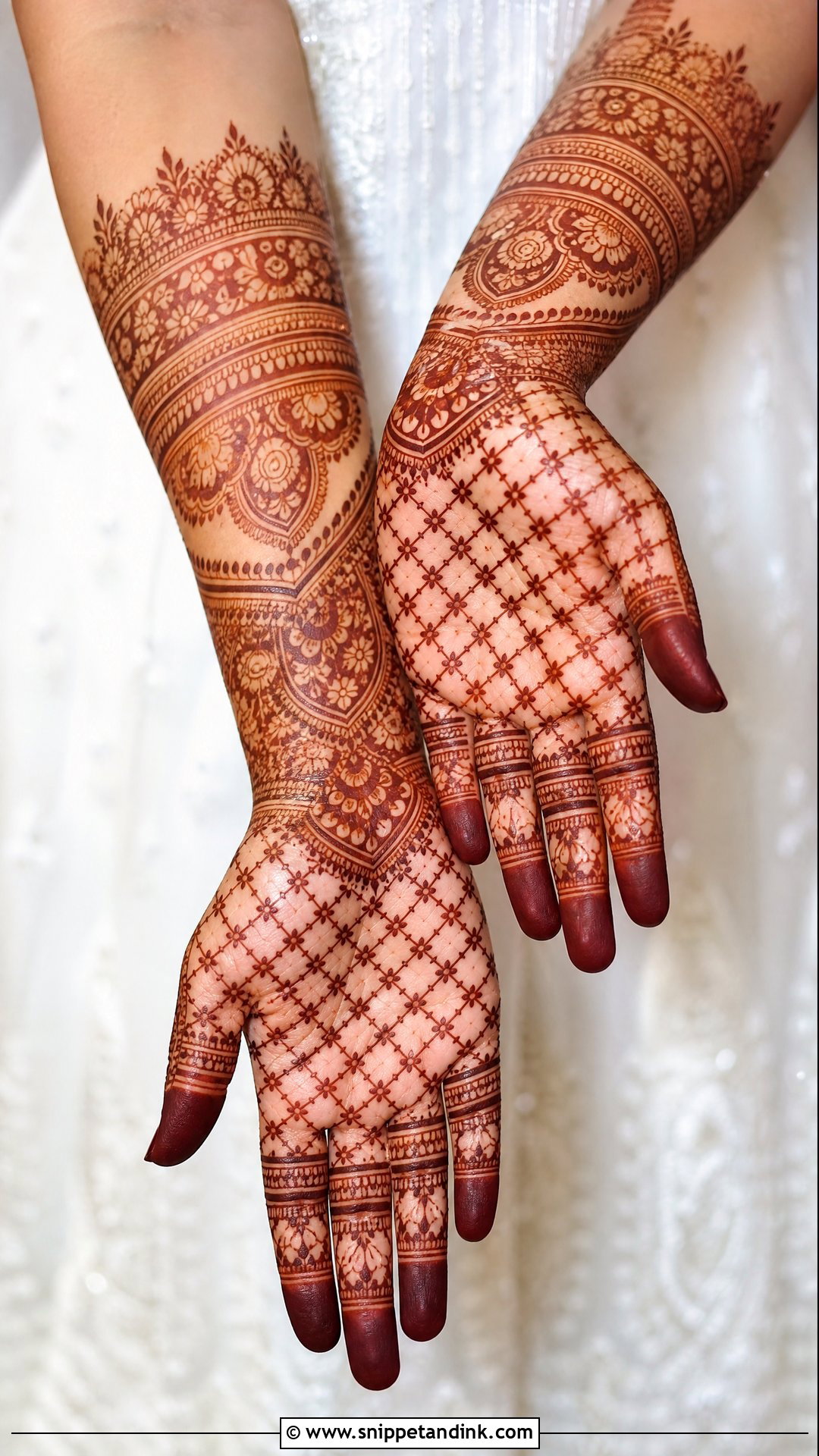 Muslim Bridal Mehndi Design With Jaali - Snippet and Ink - 20 Muslim Bridal Mehndi Designs