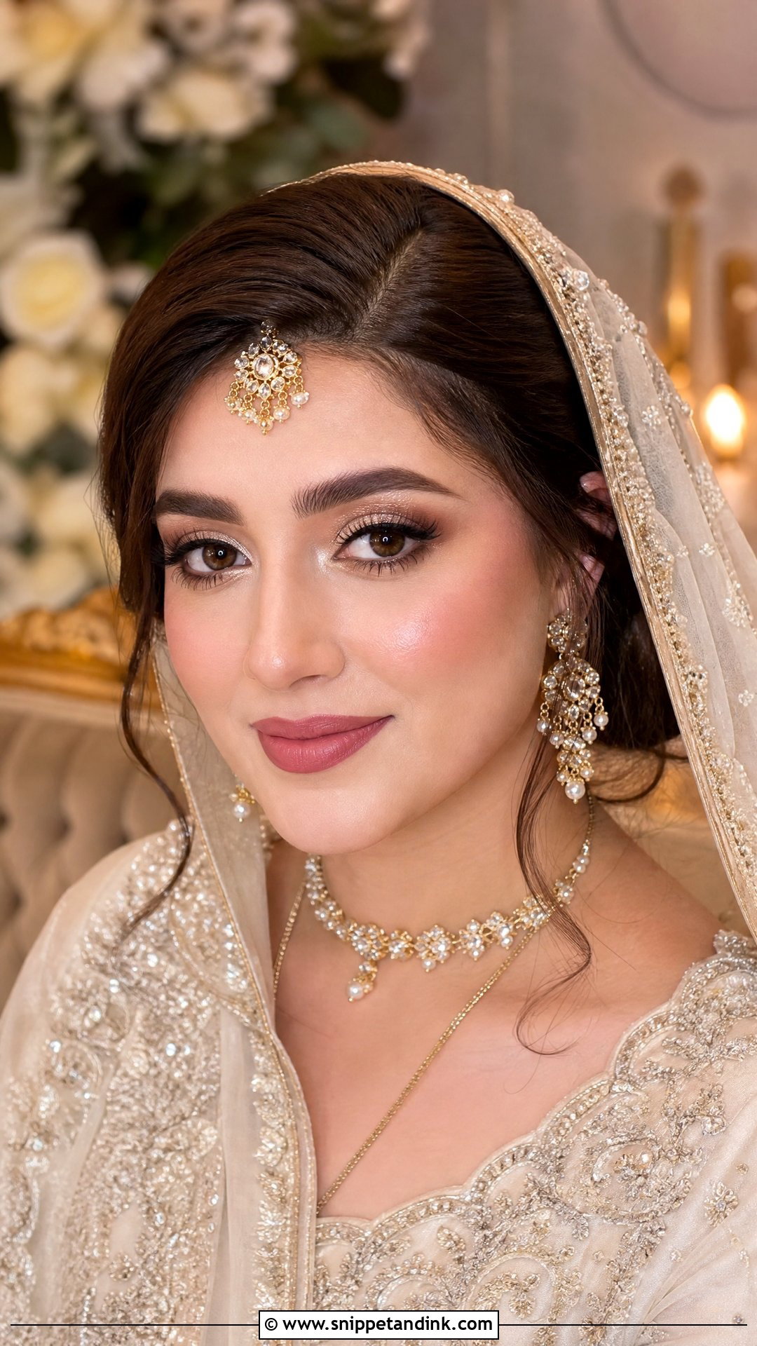 Muslim Nikkah Bridal Makeup - Snippet and Ink - 20 South Asian Bridal Makeup Ideas