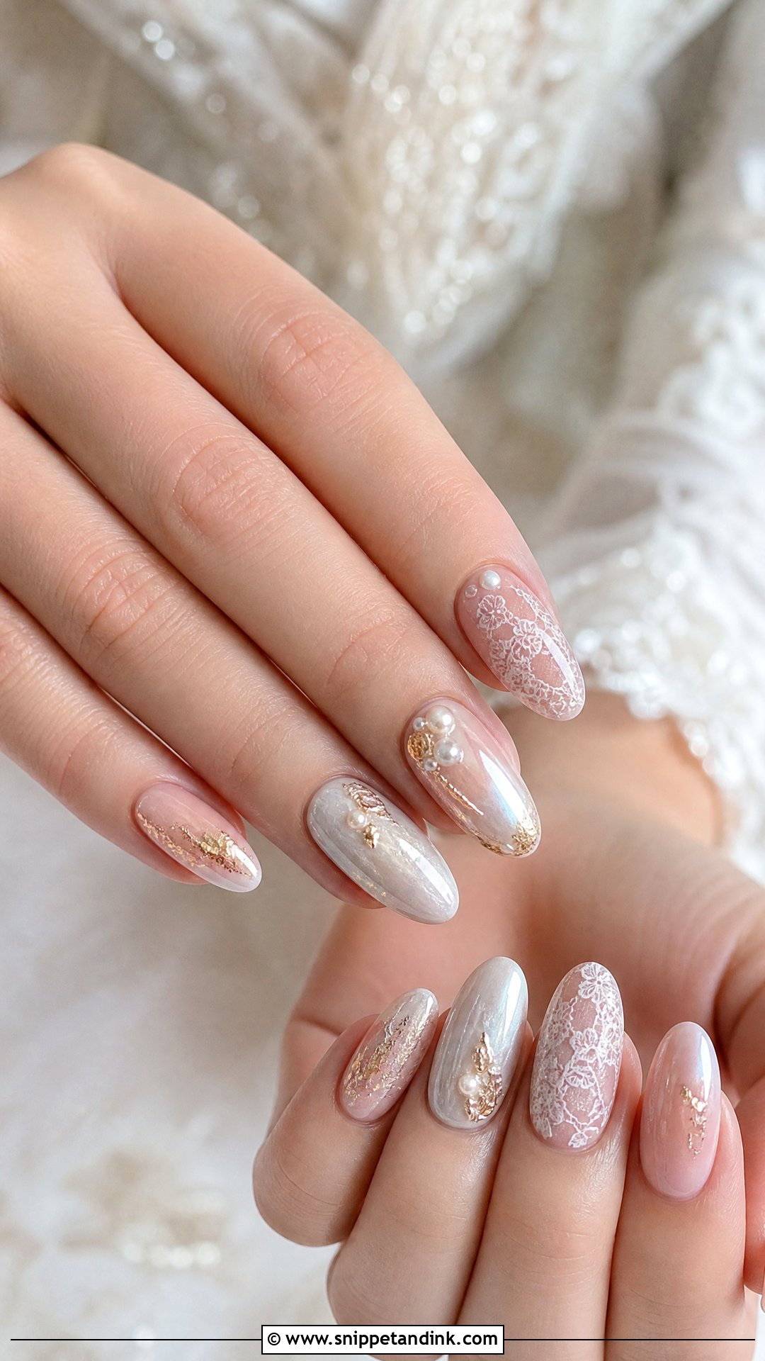 Muslim Wedding Bridal Nails - Snippet and Ink - 25 Indian Wedding Nail Art Designs