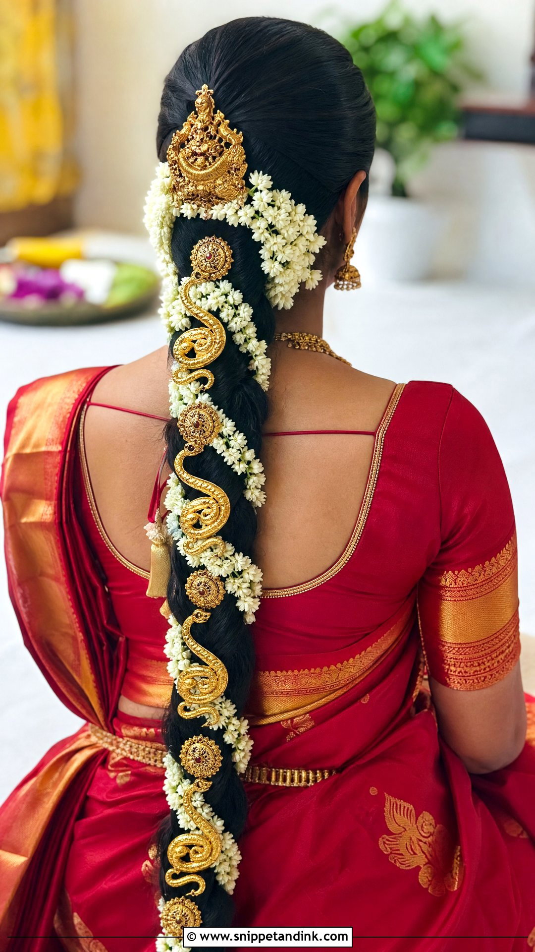 Naga Jada Braid - Snippet and Ink - 20 Mandap Hairstyle for Bride Ideas