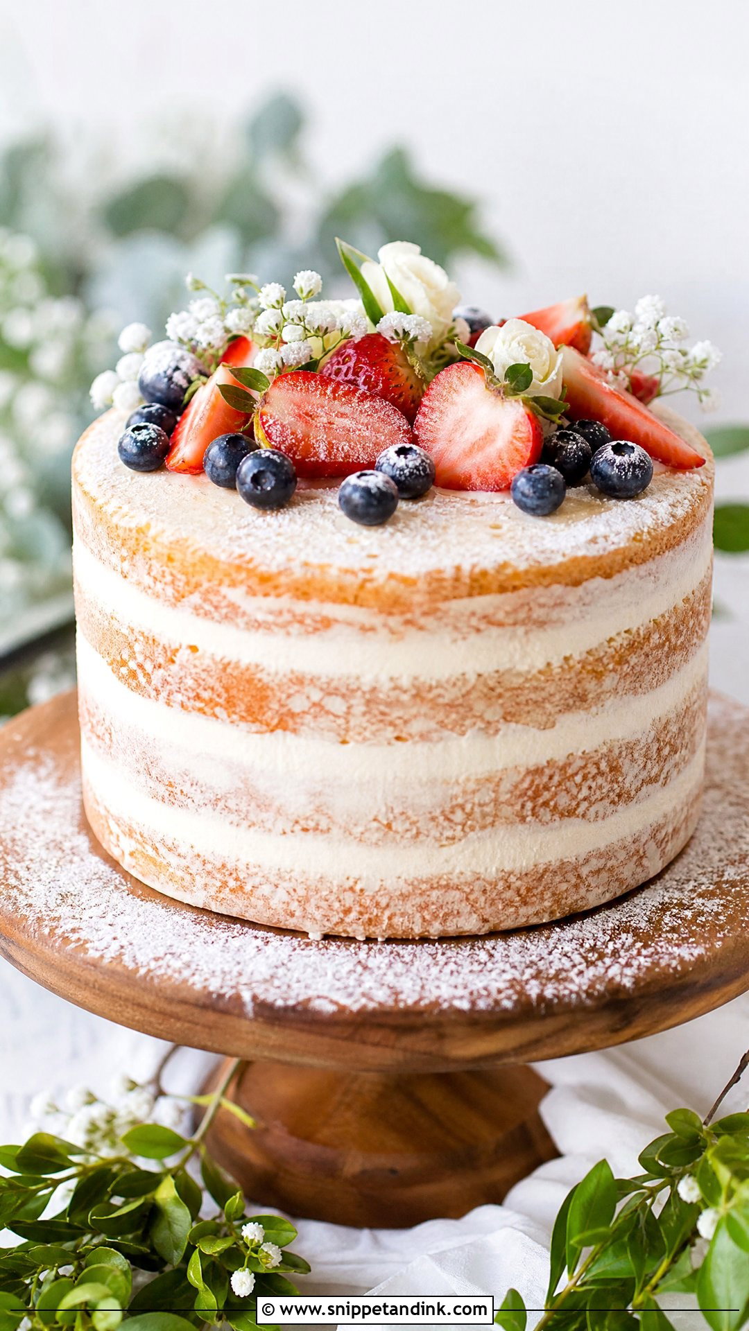 Naked Wedding Anniversary Cake - Snippet and Ink - 20 Simple Wedding Anniversary Cake Design Ideas