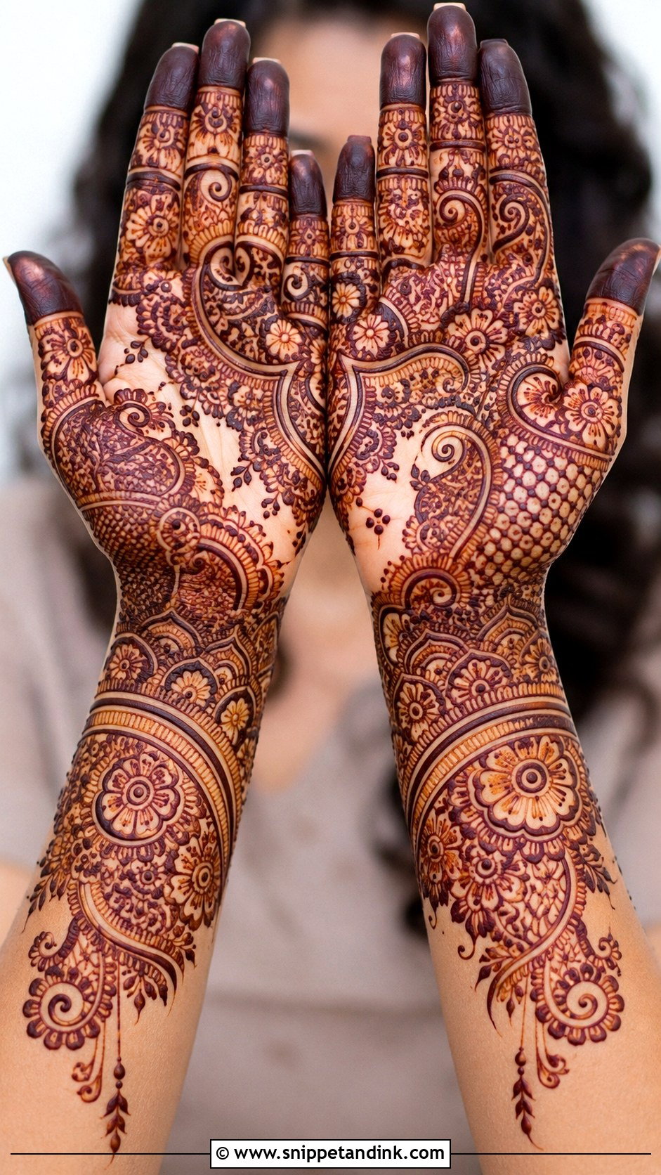 Name Hidden Bridal Mehndi Design - Snippet and Ink - 35 Latest Bridal Mehndi Designs