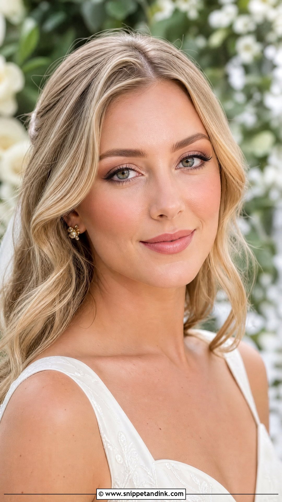 Natural Airbrush Bridal Makeup - Snippet and Ink - 20 Air Brush Makeup for Bridal Ideas