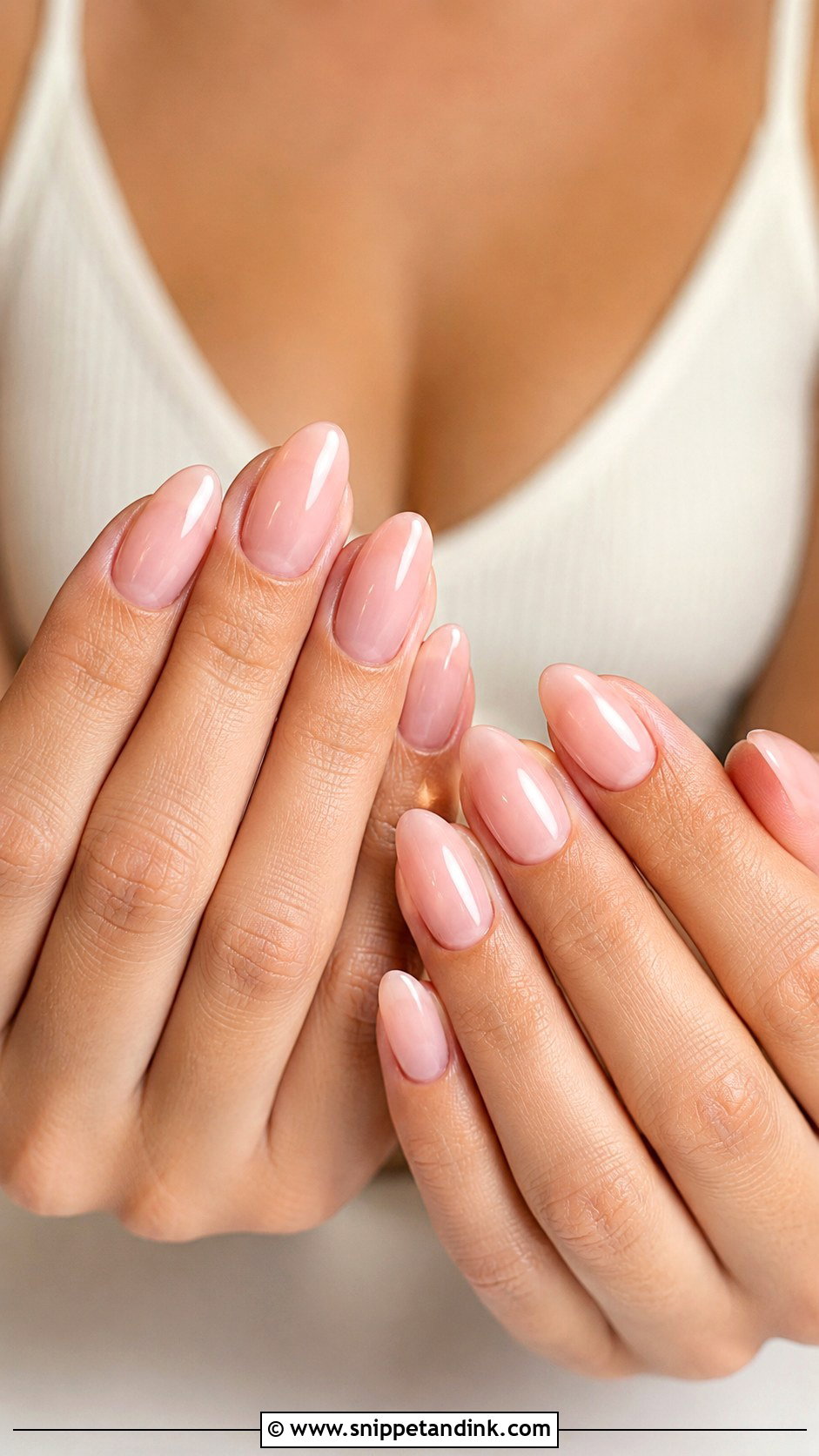 Natural BIAB Wedding Nails - Snippet and Ink - 20 Natural Wedding Nails for Bride