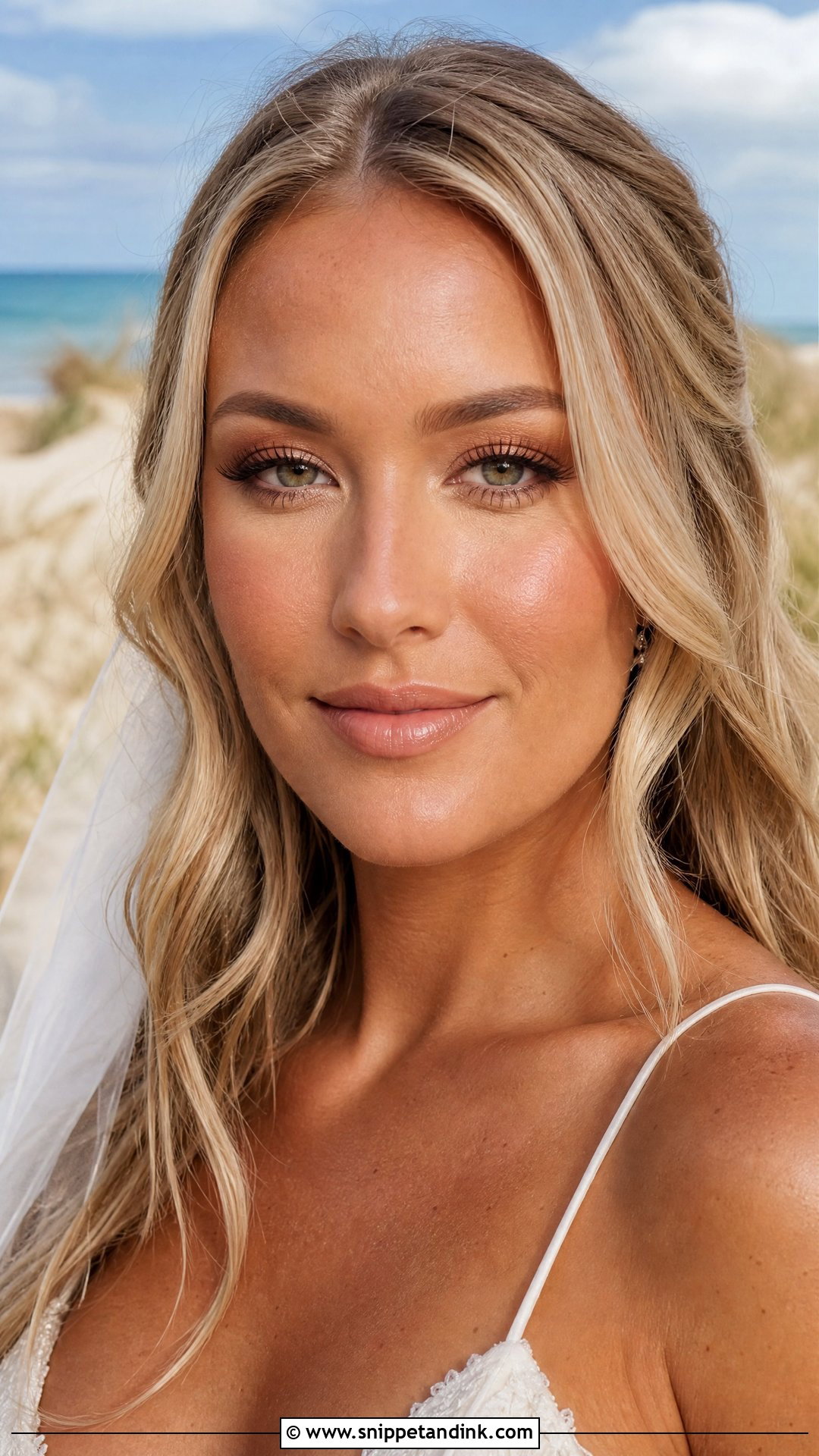 Natural Beach Wedding Makeup - Snippet and Ink - 25 Natural Wedding Makeup Look Ideas