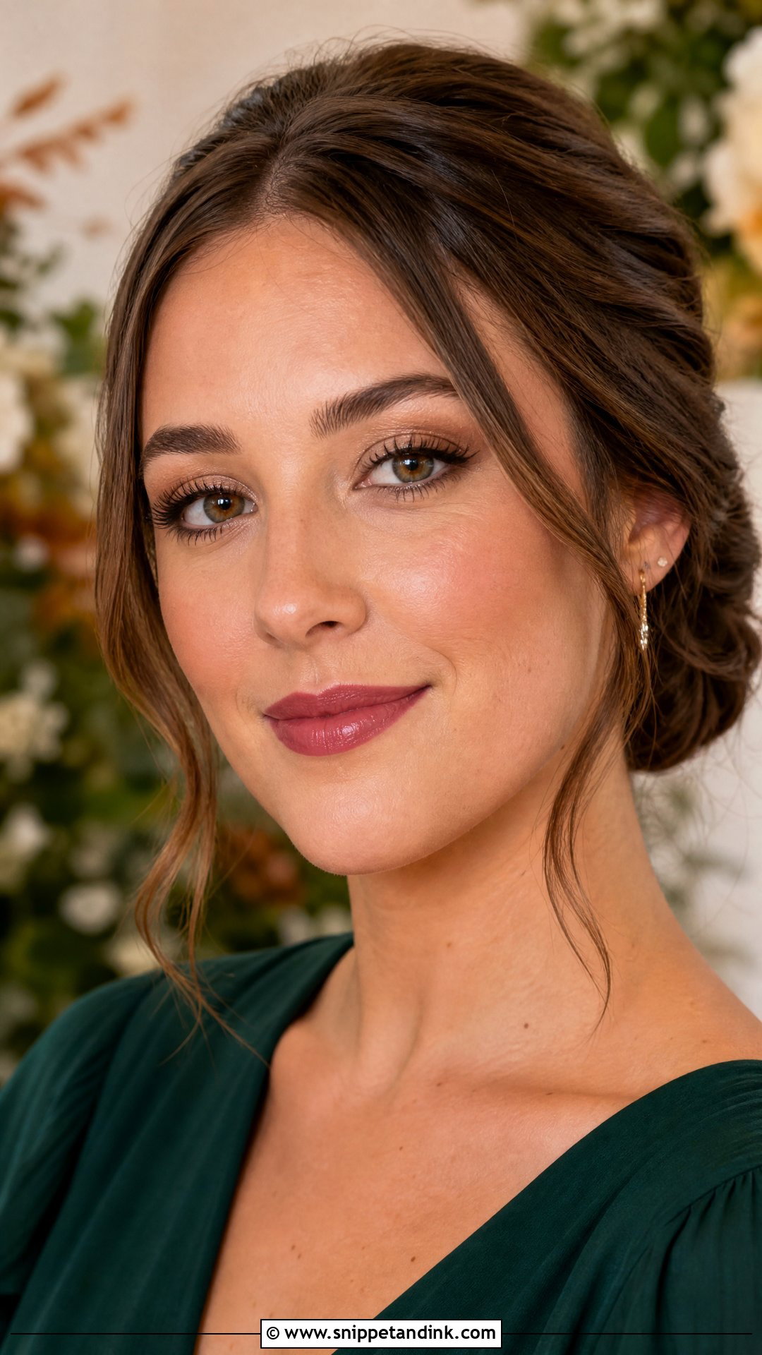 Natural Berry Lip Bridesmaid Makeup - Snippet and Ink - 20 Natural Makeup for Wedding Bridesmaid Ideas