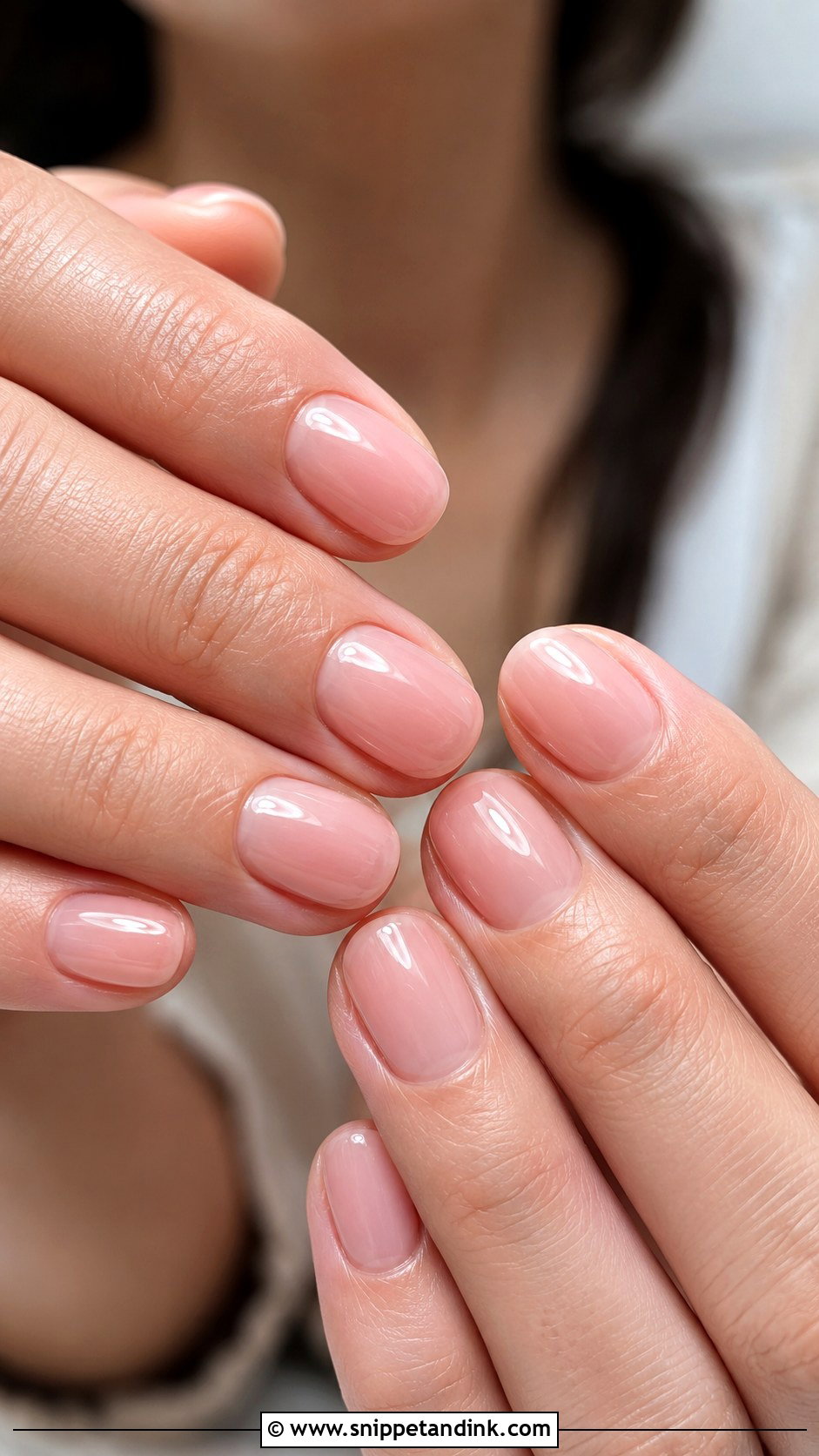 Natural Blush Wedding Nails - Snippet and Ink - 20 Natural Nails for Wedding