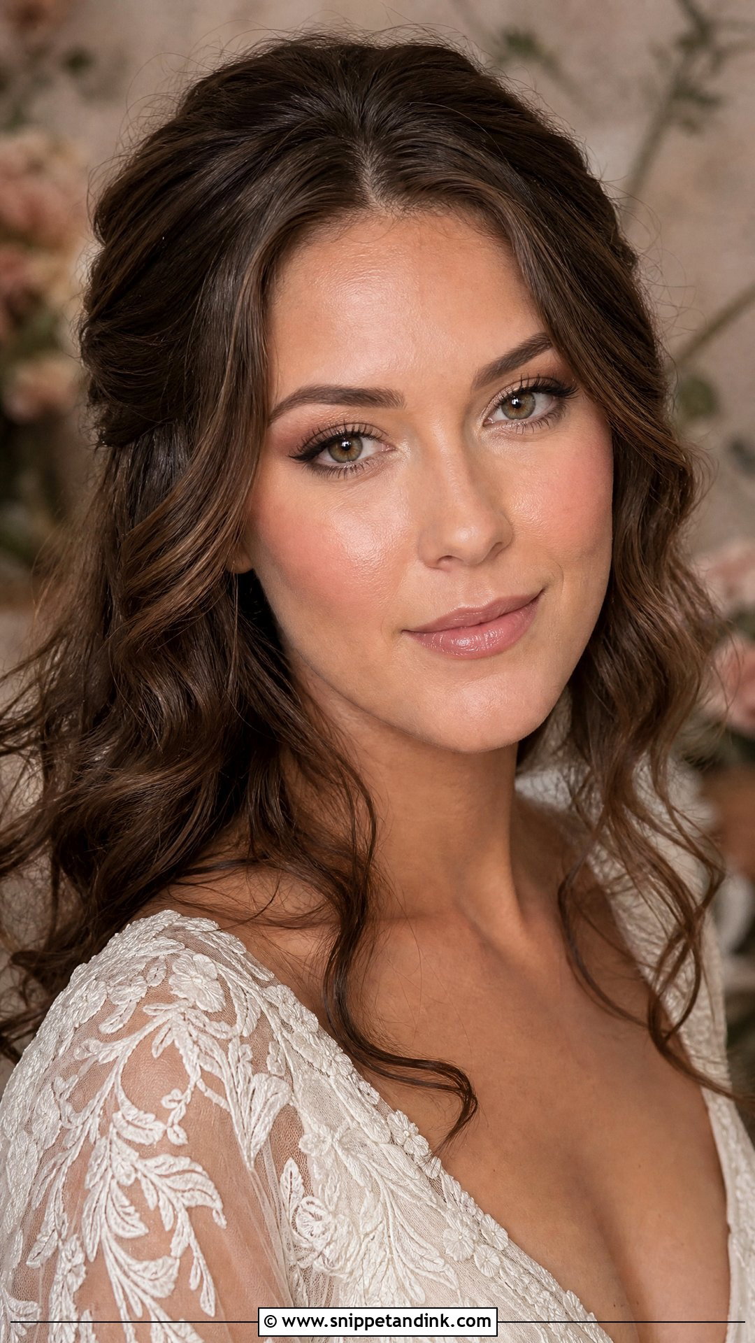 Natural Boho Wedding Makeup For Brunettes - Snippet and Ink - 20 Boho Wedding Makeup Brunette Ideas