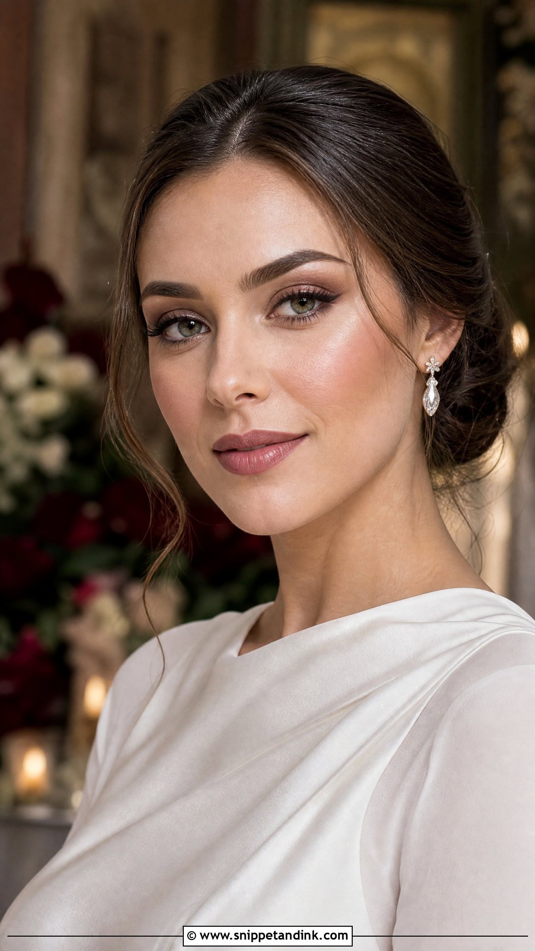 Natural Bridal Makeup For A Winter Wedding - Snippet and Ink - 25 Natural Bridal Make Up Ideas