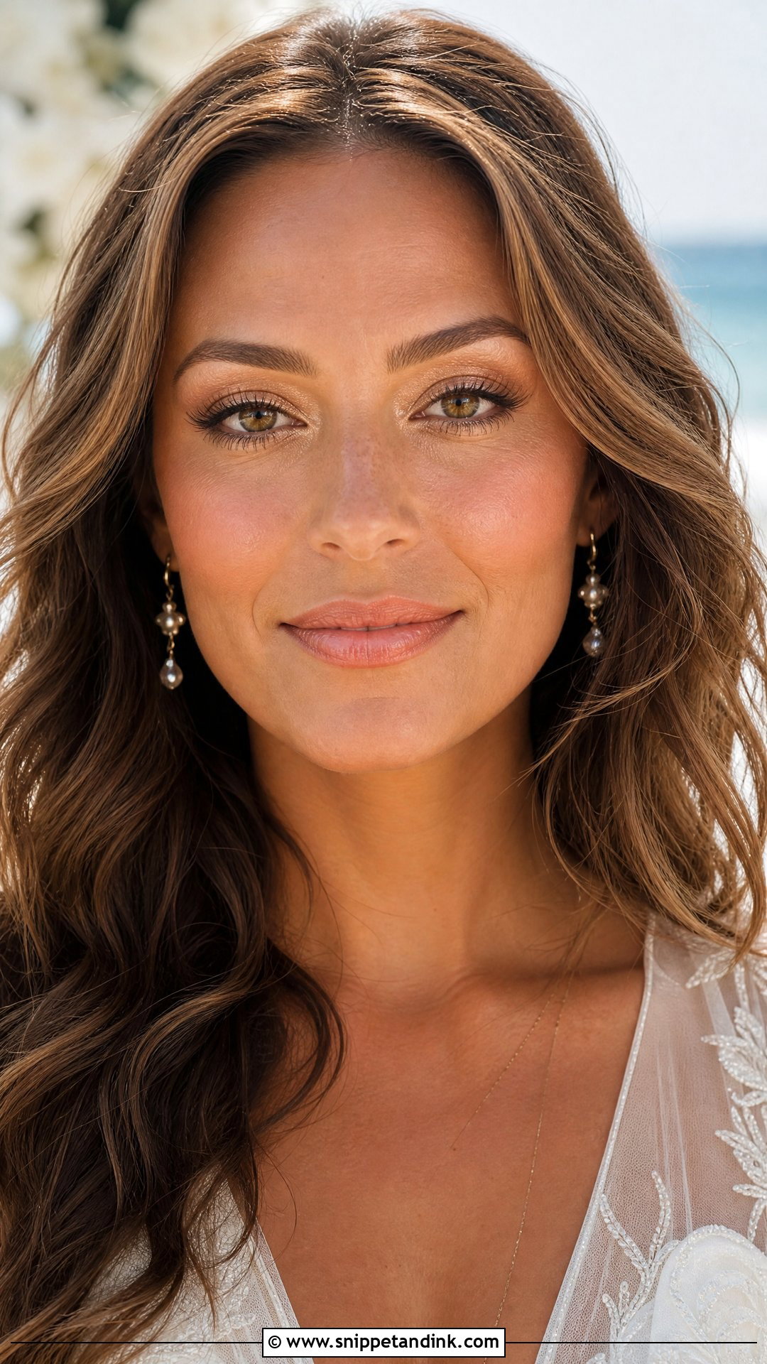 Natural Bridal Makeup For Beach Wedding - Snippet and Ink - 20 Natural Bride Make Up Ideas