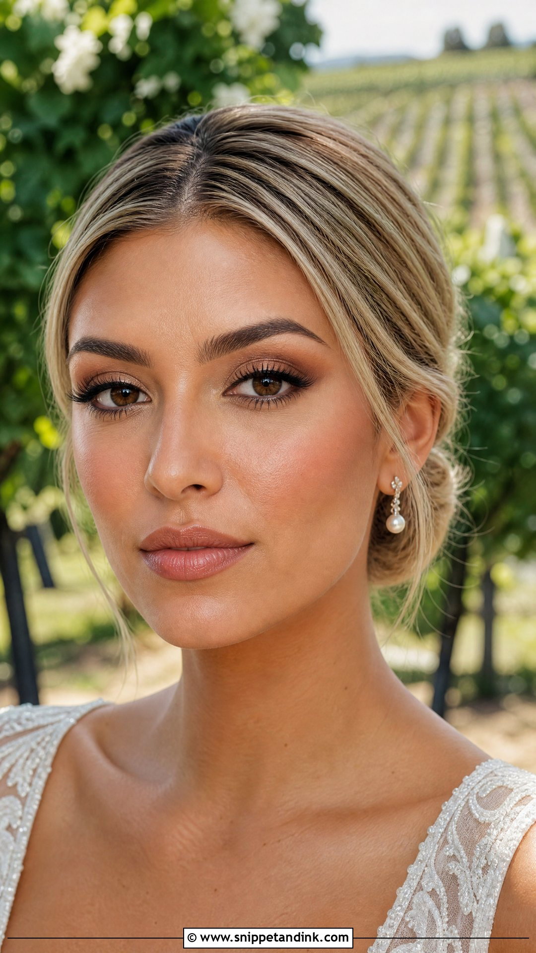 Natural Bridal Makeup For Blonde Brides With Olive Skin - Snippet and Ink - 20 Natural Bridal Makeup for Blondes