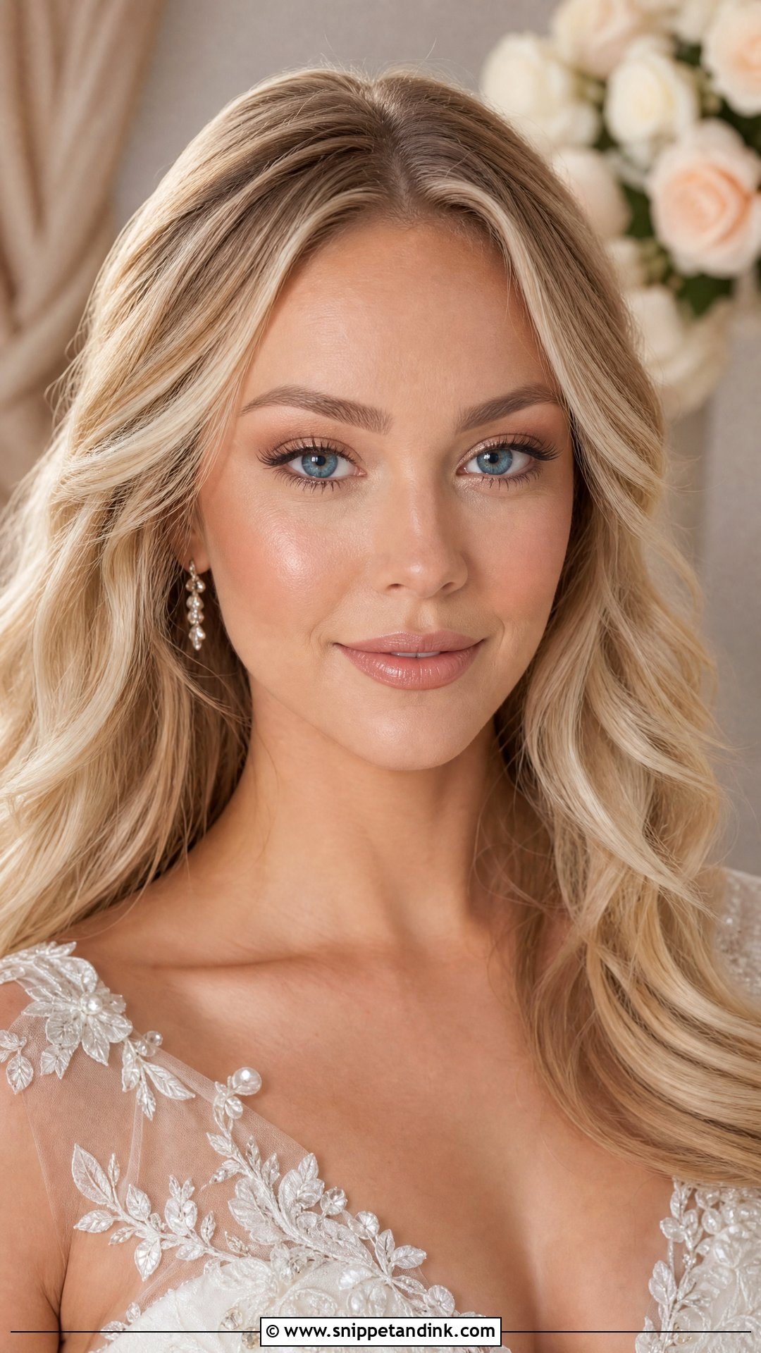 Natural Bridal Makeup For Blue Eyes - Snippet and Ink - 20 Natural Bridal Makeup Looks