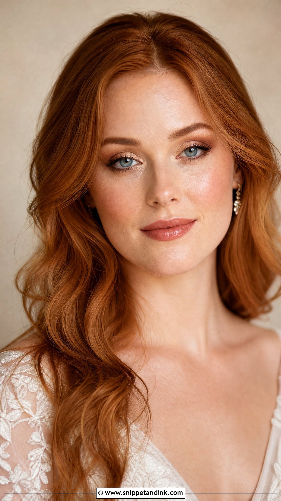 Natural Bridal Makeup For Blue Eyes And Red Hair - Snippet and Ink - 25 Natural Bridal Makeup for Blue Eyes