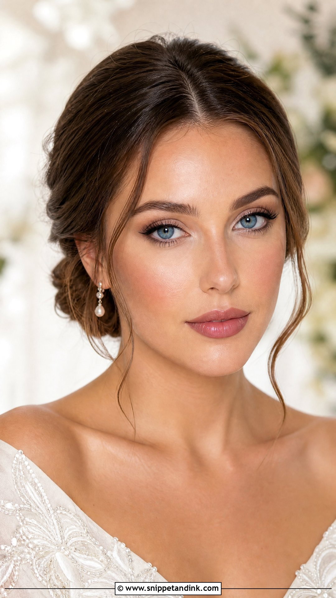 Natural Bridal Makeup For Blue Eyes Brunette - Snippet and Ink - 20 Natural Wedding Makeup for Blue Eyes Brunette