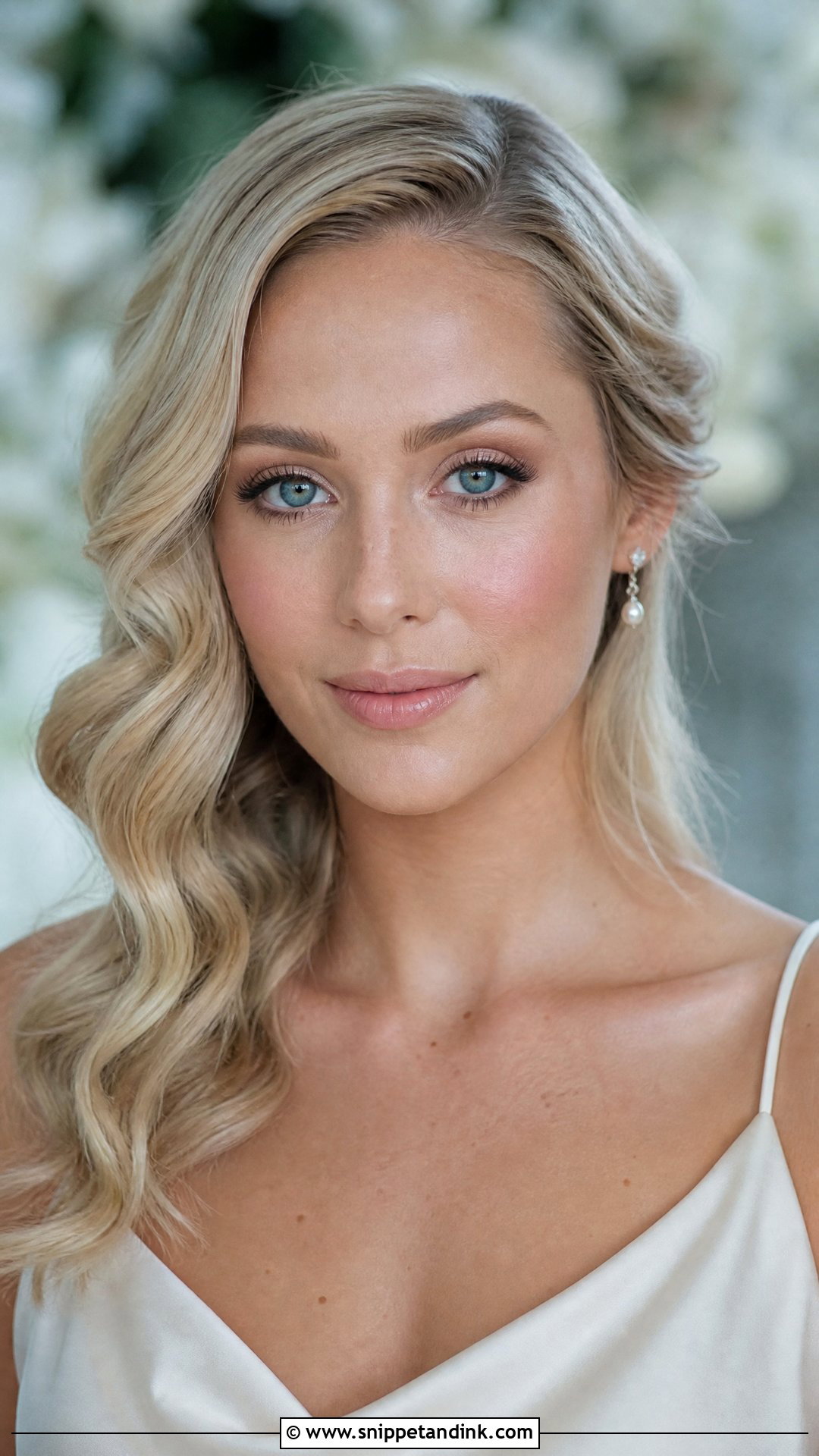 Natural Bridal Makeup For Blue Eyes - Snippet and Ink - 20 Blue Eye Bridal Makeup Ideas