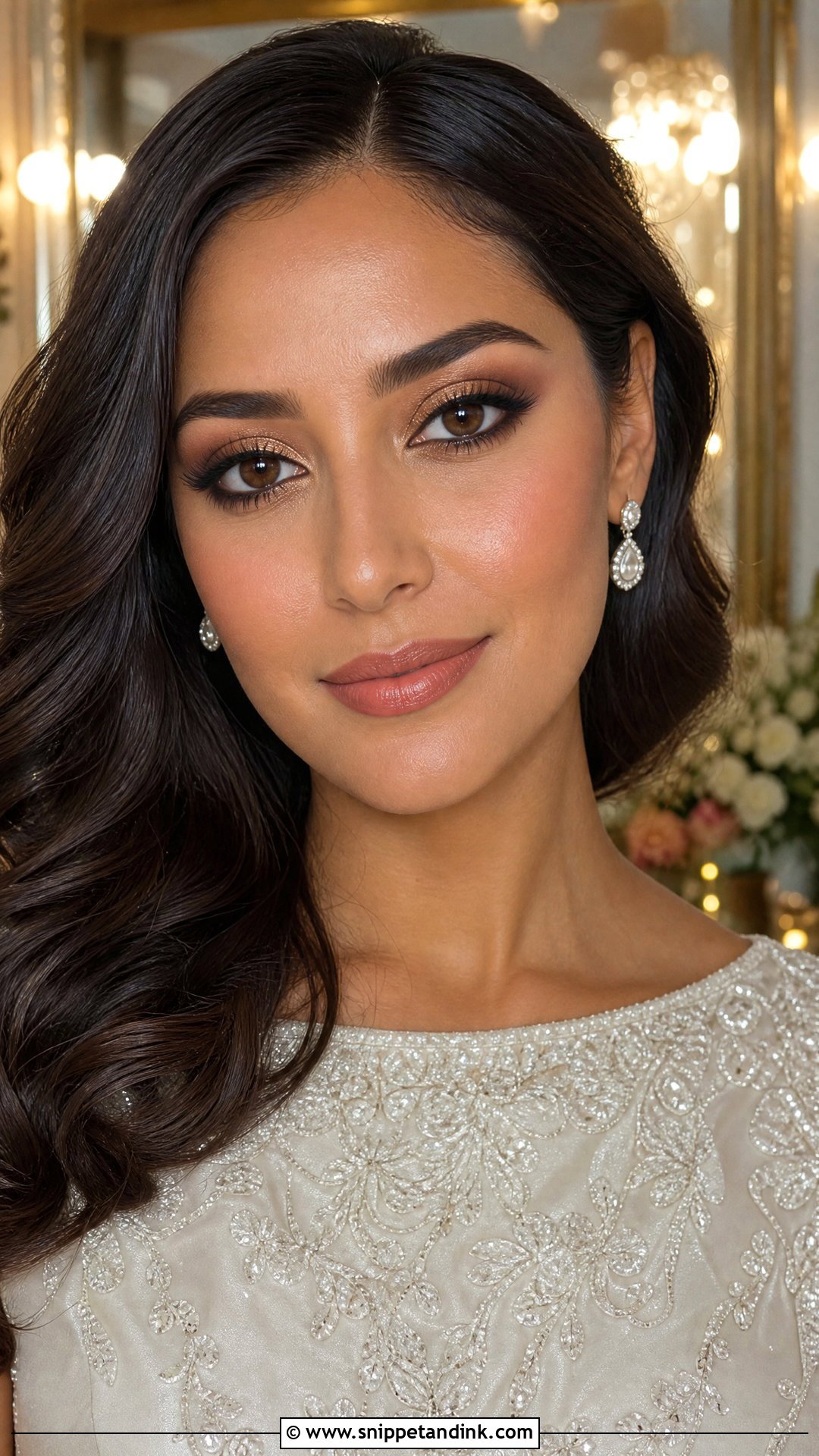 Natural Bridal Makeup For Brown Eyes - Snippet and Ink - 25 Natural Glowy Wedding Makeup Ideas