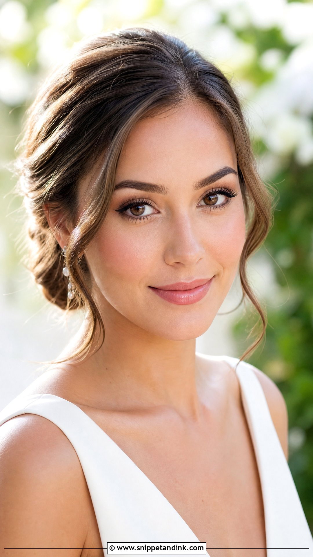 Natural Bridal Makeup For Brown Eyes - Snippet and Ink - 20 Brown Eye Bridal Makeup Ideas