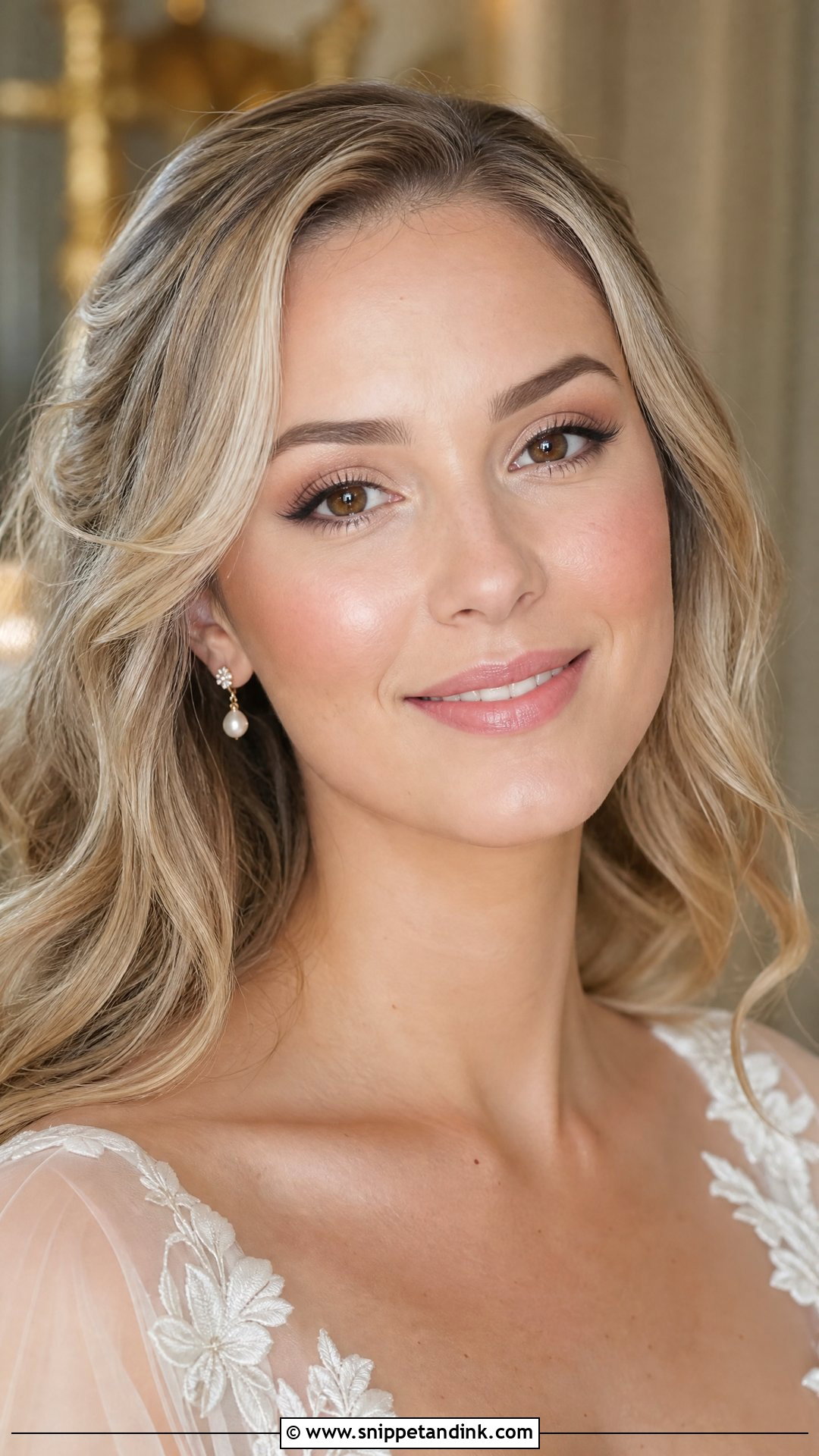 Natural Bridal Makeup For Brown Eyes - Snippet and Ink - 35 Elegant Bridal Makeup for Brown Eyes