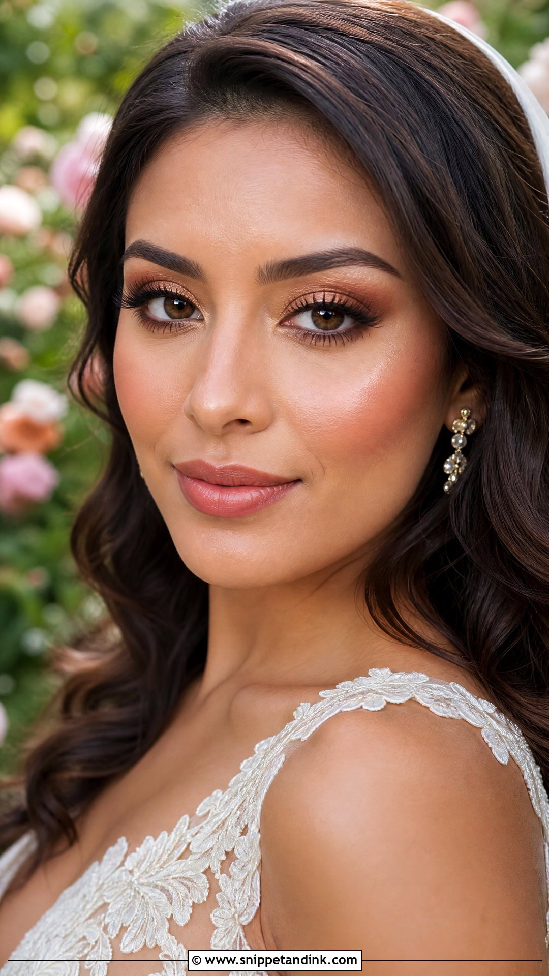 Natural Bridal Makeup For Brown Eyes - Snippet and Ink - 20 Natural Bridal Glam Ideas