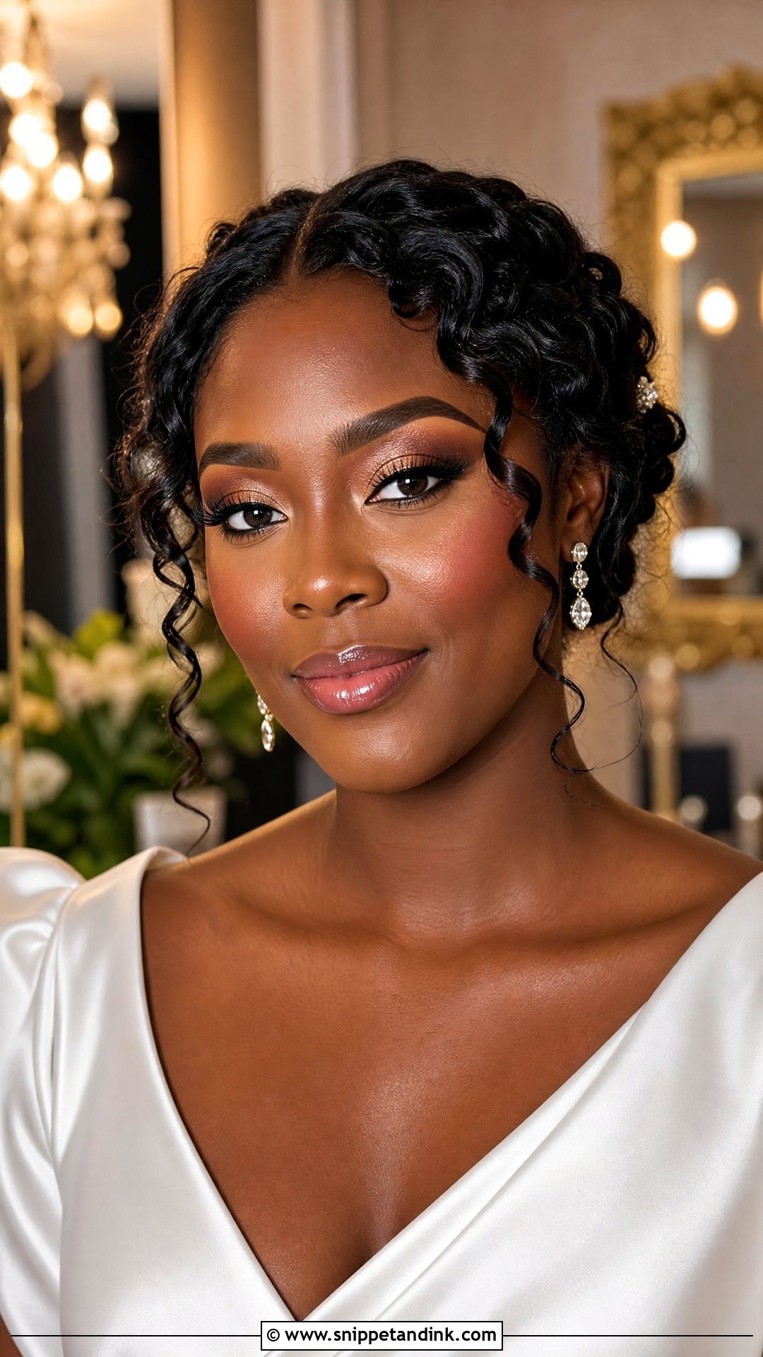 Natural Bridal Makeup For Dark Skin - Snippet and Ink - 25 Natural Glowy Wedding Makeup Ideas
