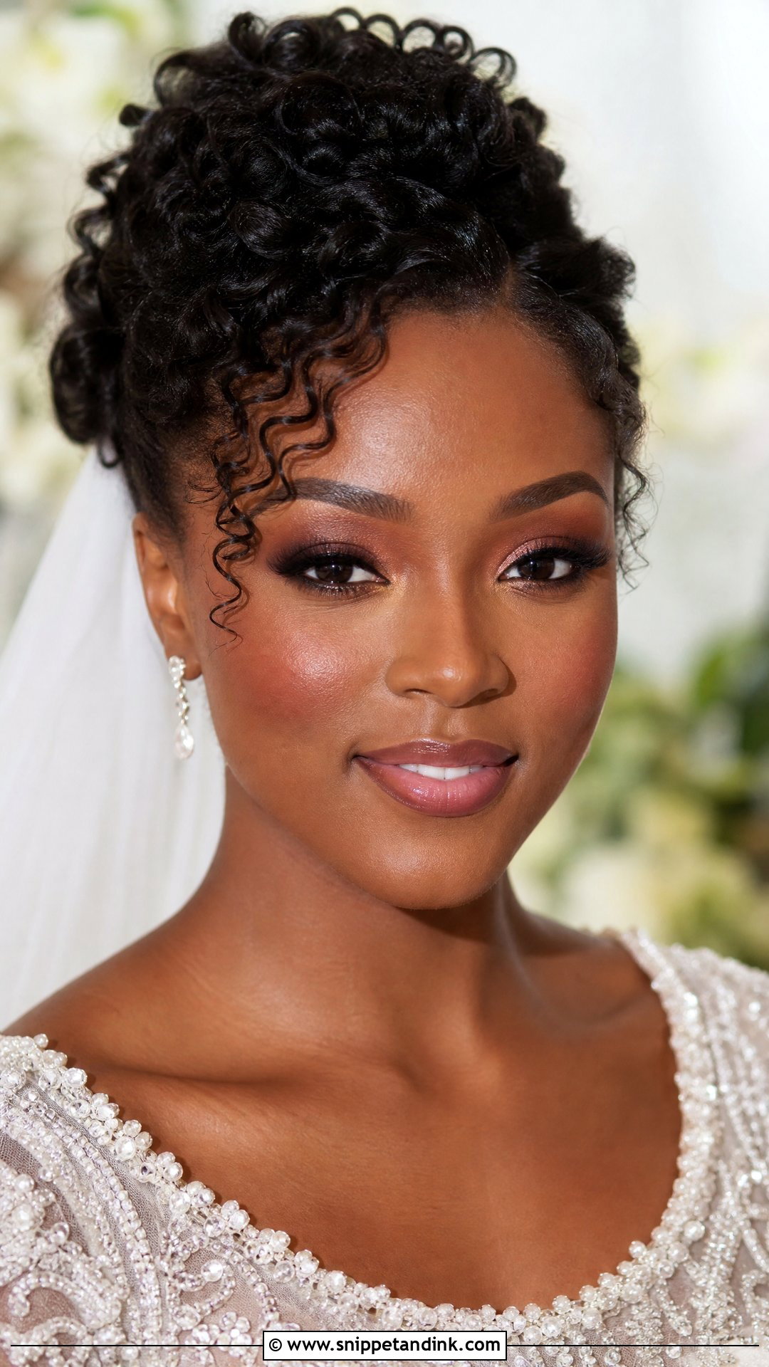 Natural Bridal Makeup For Deep Skin - Snippet and Ink - 25 Light Natural Bridal Makeup Ideas