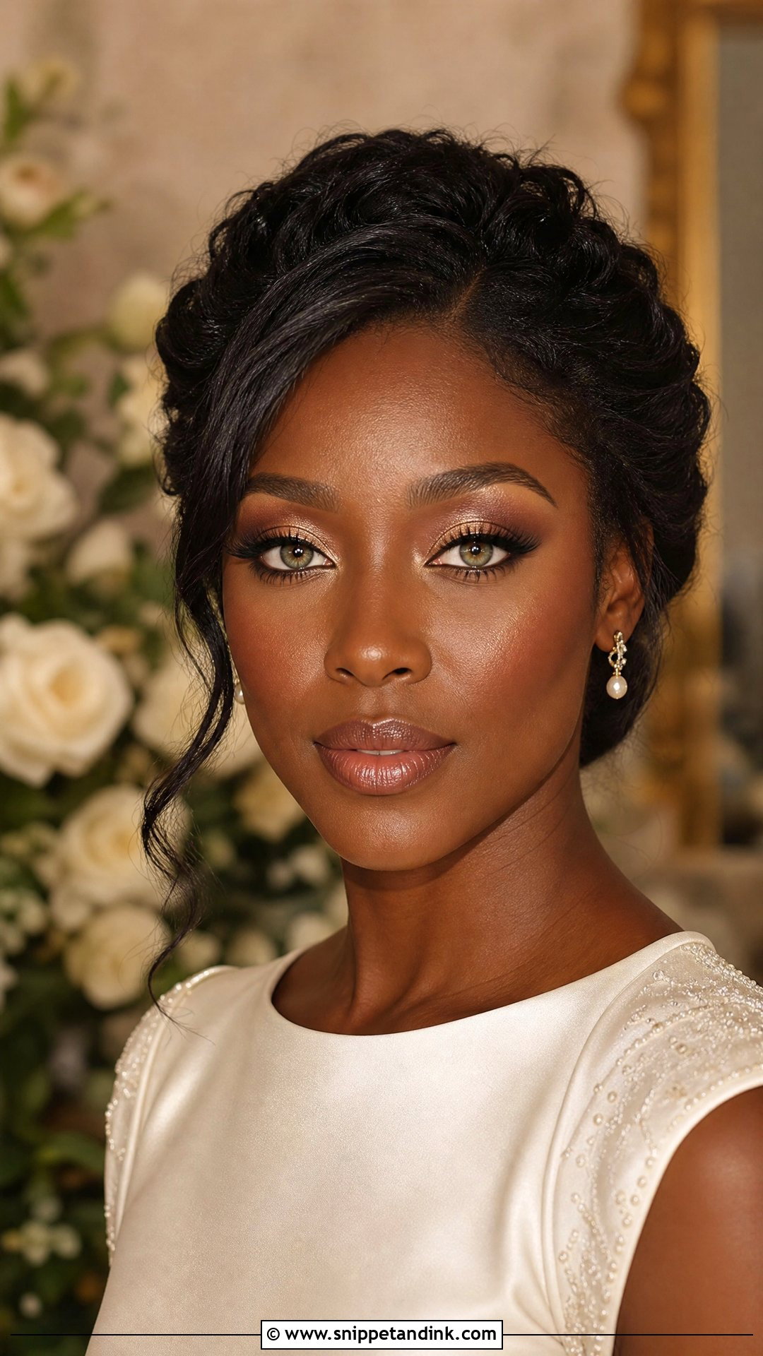 Natural Bridal Makeup For Deep Skin Green Eyes - Snippet and Ink - 25 Natural Bridal Makeup for Green Eyes