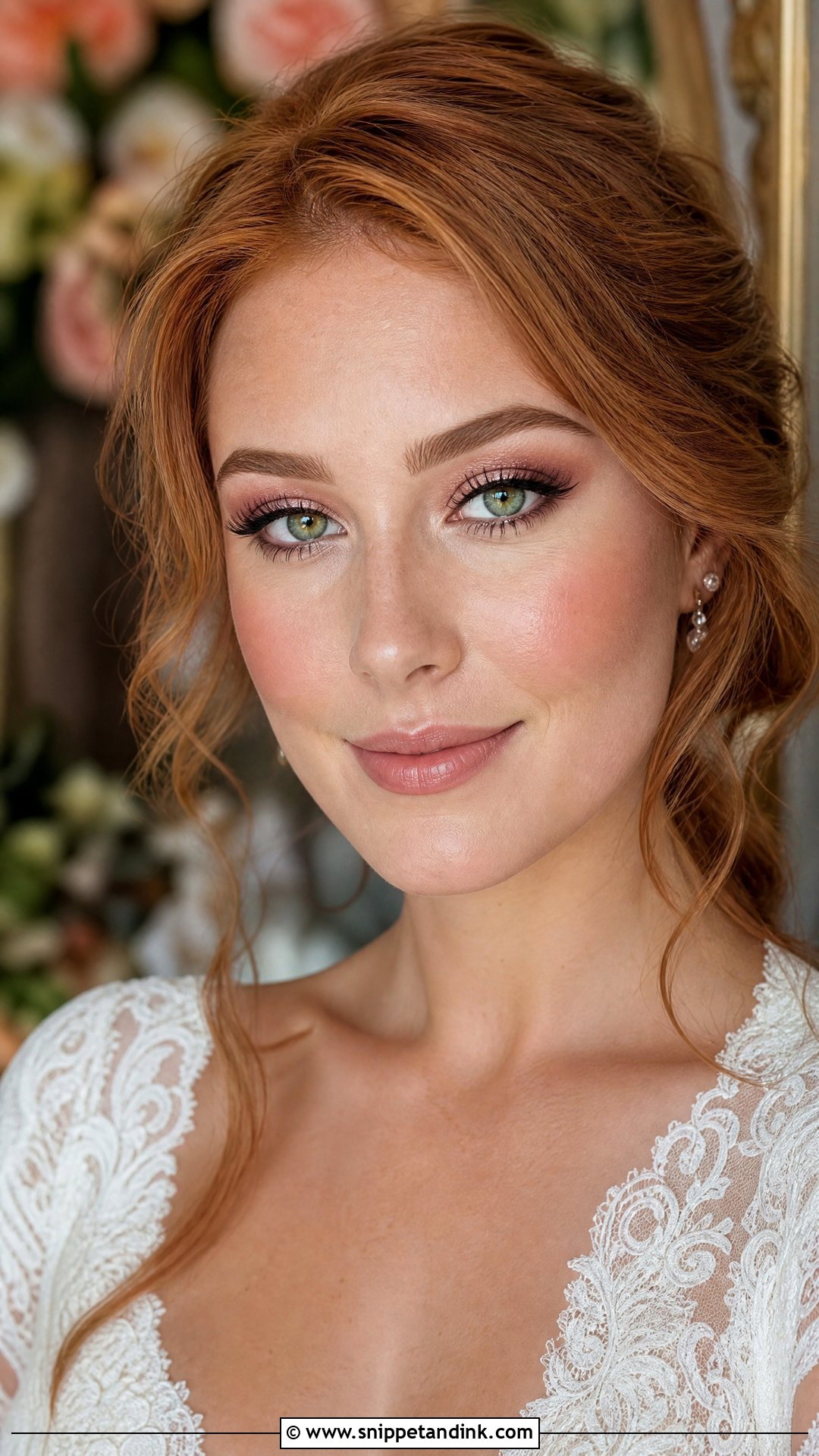 Natural Bridal Makeup For Green Eyes - Snippet and Ink - 25 Natural Glowy Wedding Makeup Ideas