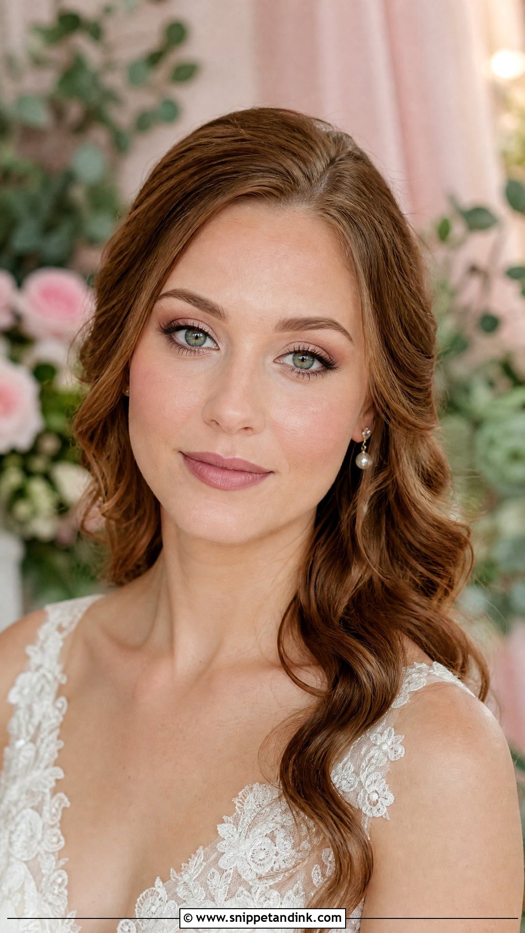 Natural Bridal Makeup For Green Eyes - Snippet and Ink - 20 Bride Natural Makeup Wedding Day Ideas