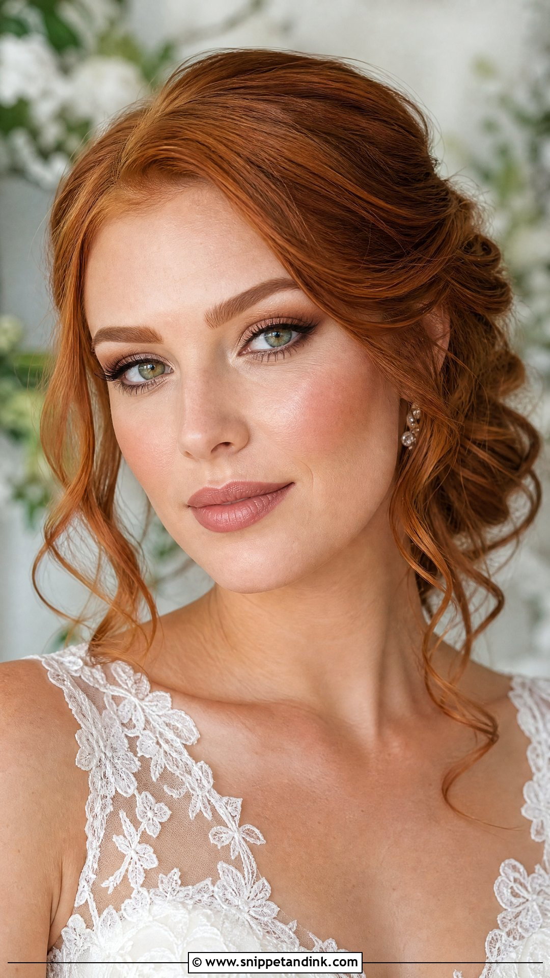 Natural Bridal Makeup For Green Eyes - Snippet and Ink - 20 Natural Bridal Glam Ideas