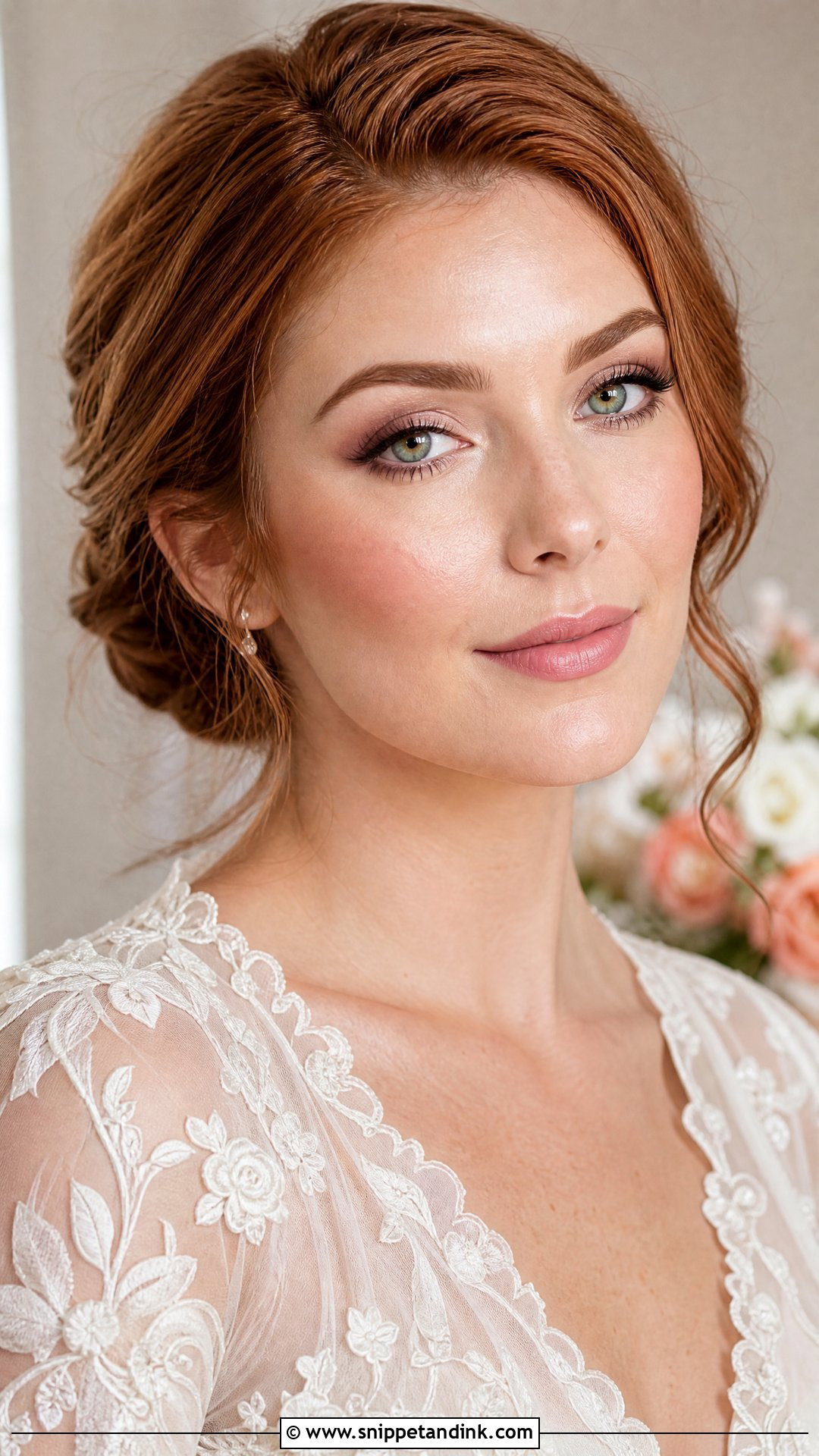 Natural Bridal Makeup For Green Eyes - Snippet and Ink - 20 Natural Bride Make Up Ideas
