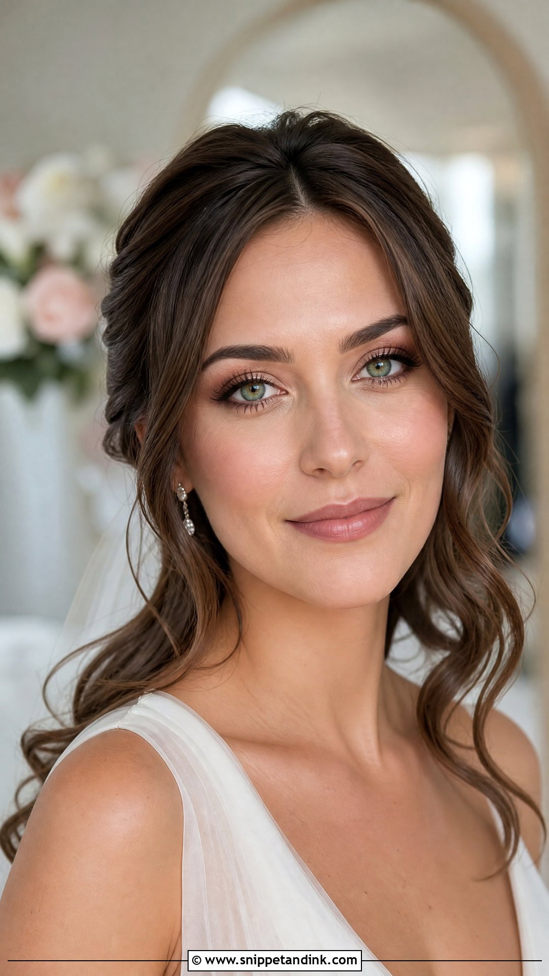 Natural Bridal Makeup For Green Eyes Brunette - Snippet and Ink - 20 Natural Wedding Makeup for Green Eyes Brunette