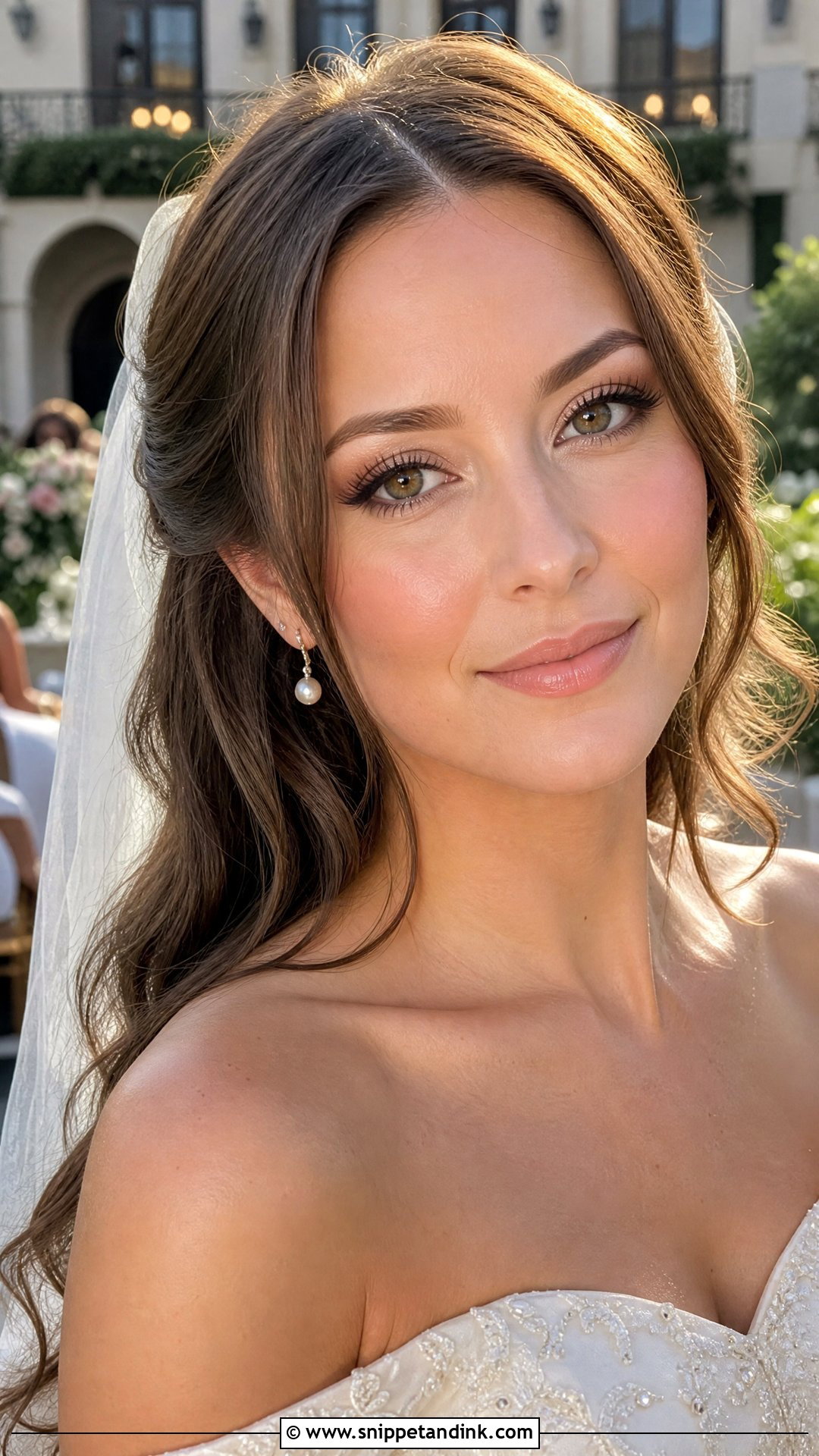 Natural Bridal Makeup For Hazel Eyes - Snippet and Ink - 20 Natural Wedding Bride Makeup Ideas