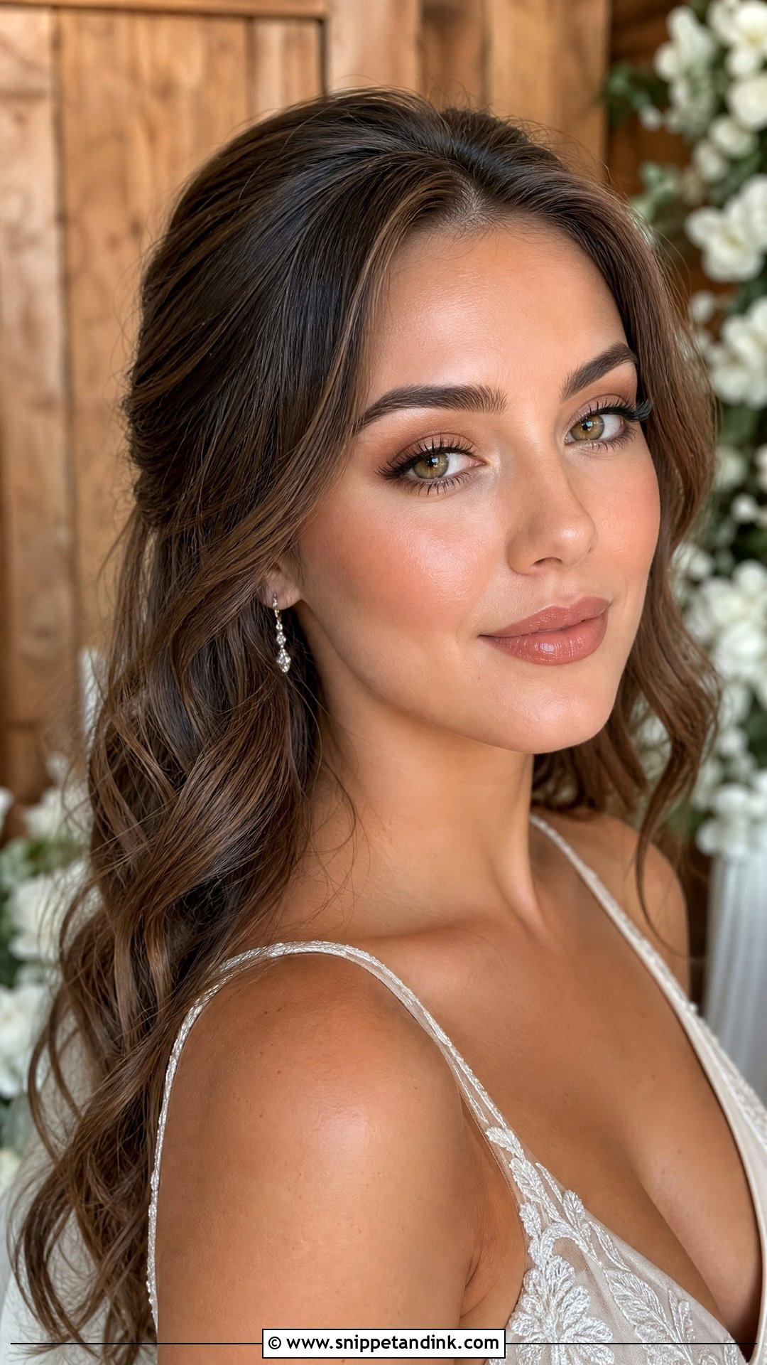 Natural Bridal Makeup For Hazel Eyes - Snippet and Ink - 20 Bride Natural Makeup Wedding Day Ideas