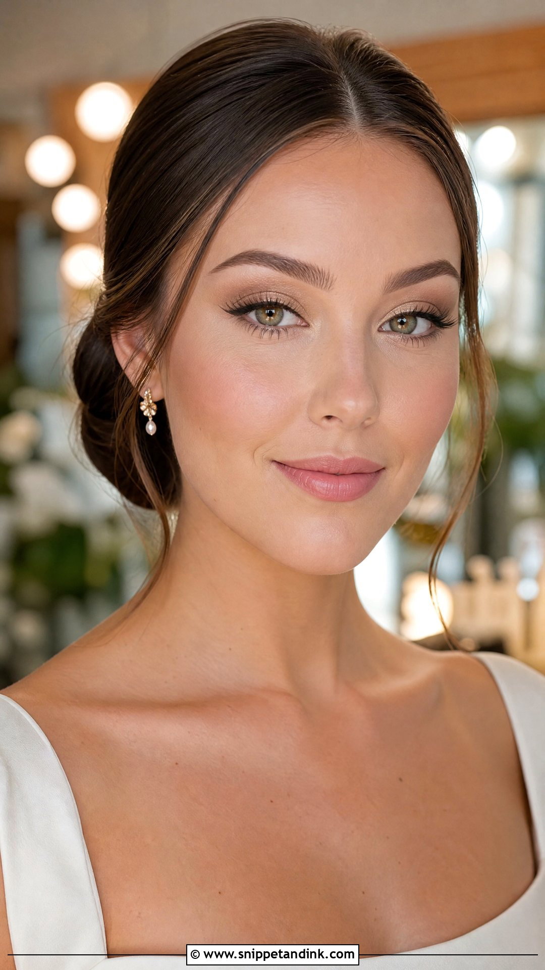 Natural Bridal Makeup For Hooded Eyes - Snippet and Ink - 25 Natural Glowy Wedding Makeup Ideas