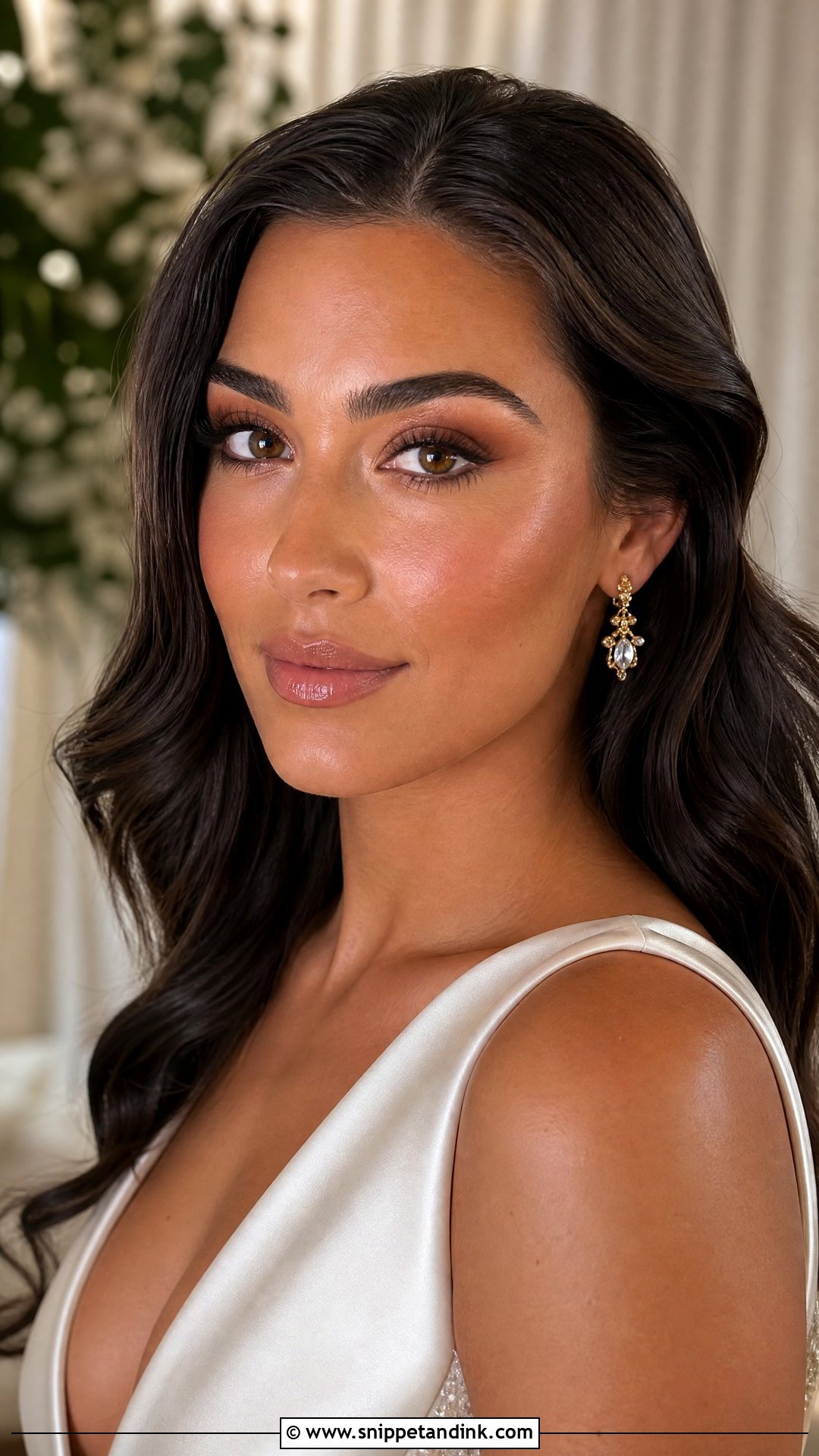 Natural Bridal Makeup For Olive Skin - Snippet and Ink - 20 Bride Natural Makeup Wedding Day Ideas