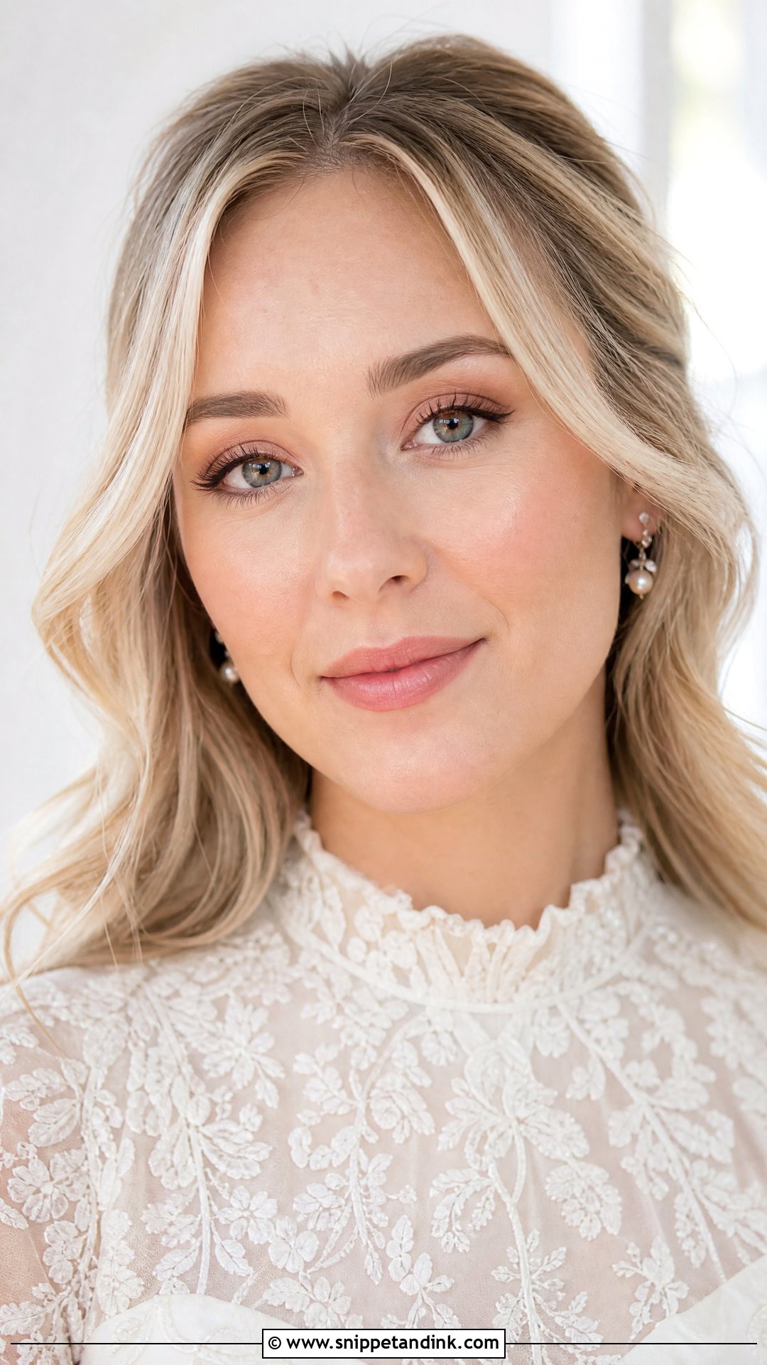Natural Bridal Makeup Look - Snippet and Ink - 20 No Makeup Look for Wedding Ideas