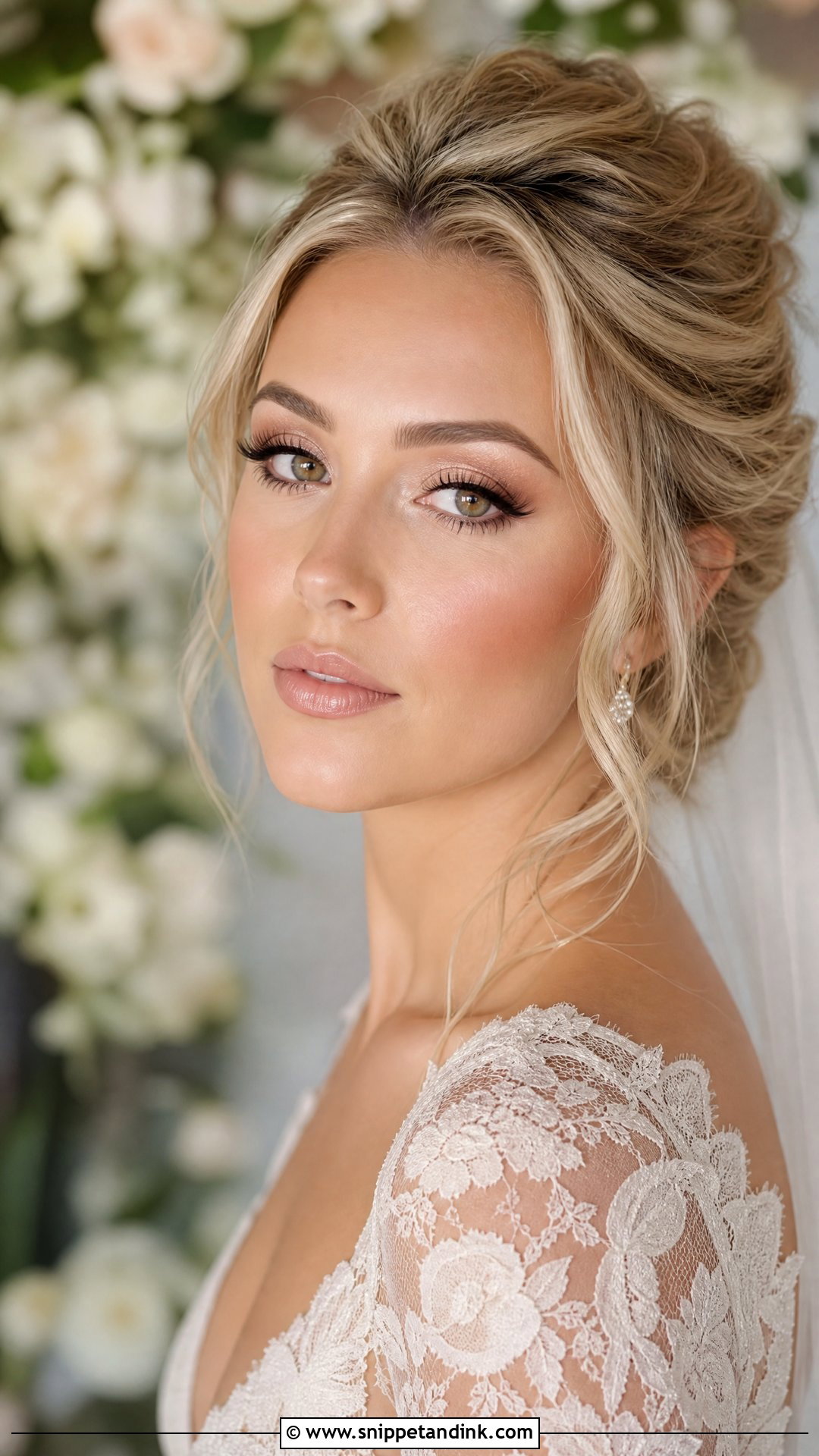Natural Bridal Makeup With Airy Lashes - Snippet and Ink - 30 Natural Bridal Makeup for Brown Eyes