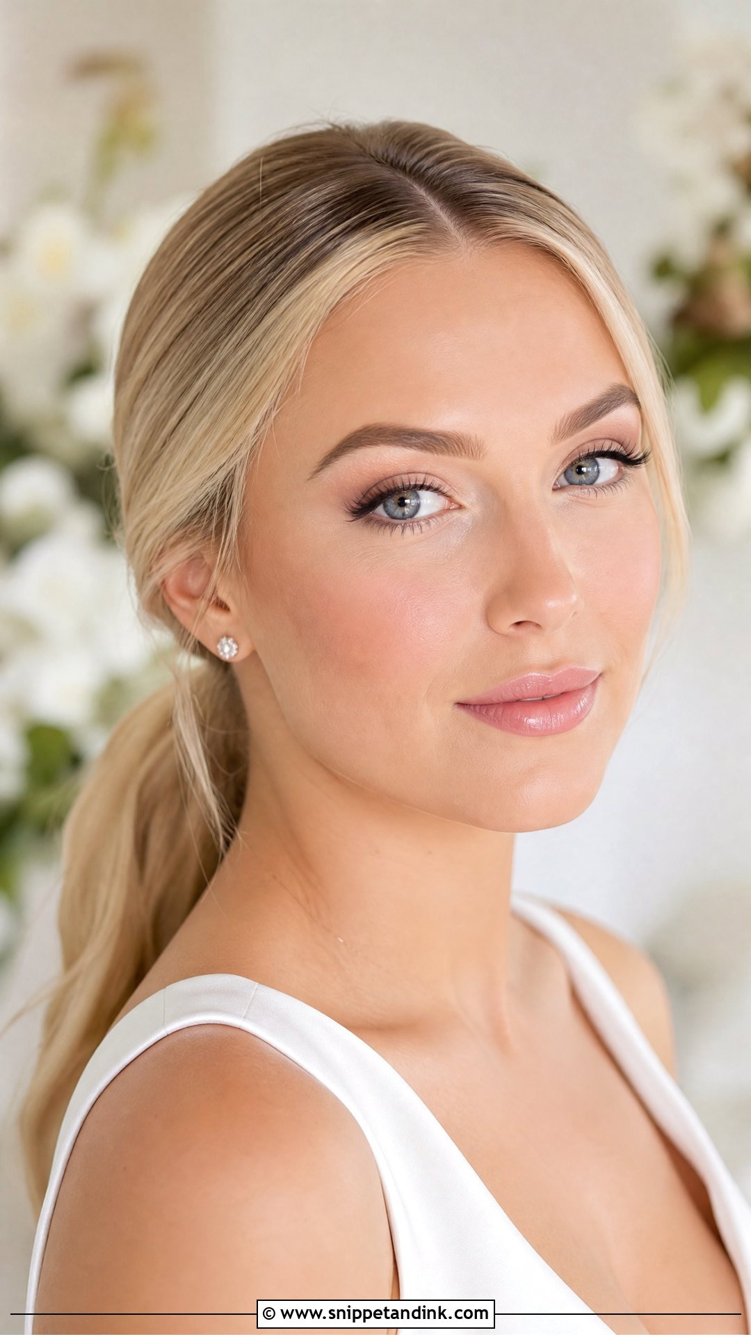 Natural Bridal Makeup With Barely There Eyeshadow - Snippet and Ink - 30 Natural Bridal Makeup for Brown Eyes