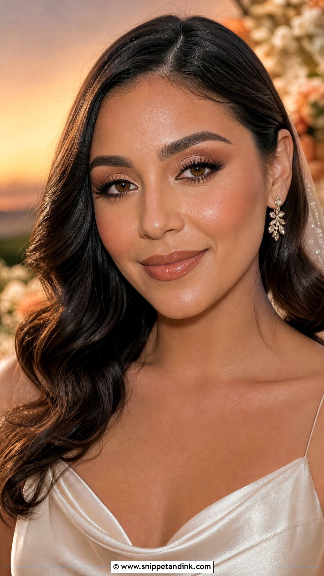 Natural Bridal Makeup With Bronze Eyes - Snippet and Ink - 30 Natural Bridal Makeup for Brown Eyes