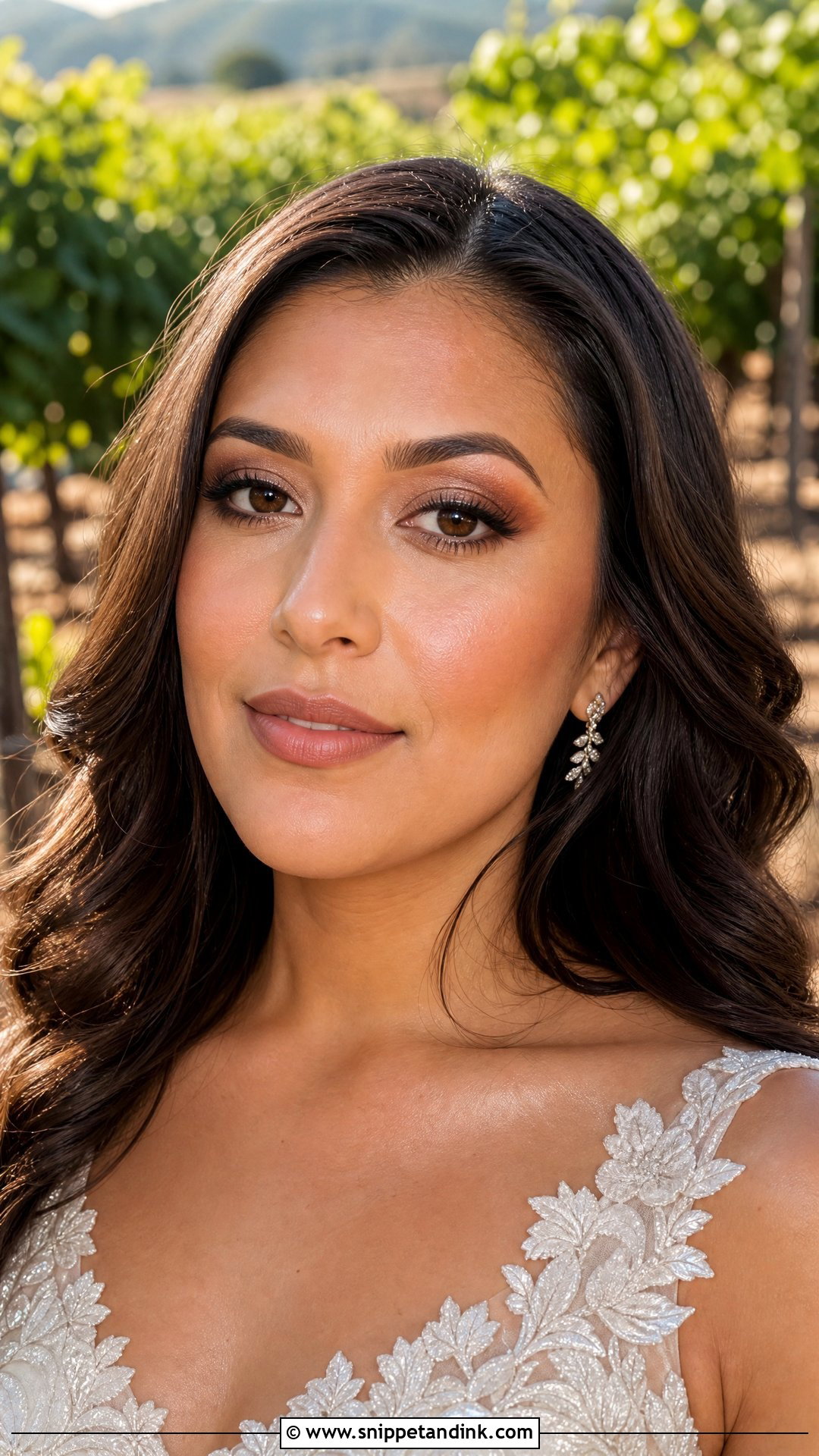 Natural Bridal Makeup With Brown Eyeshadow - Snippet and Ink - 20 Natural Bridal Makeup Wedding Day Ideas