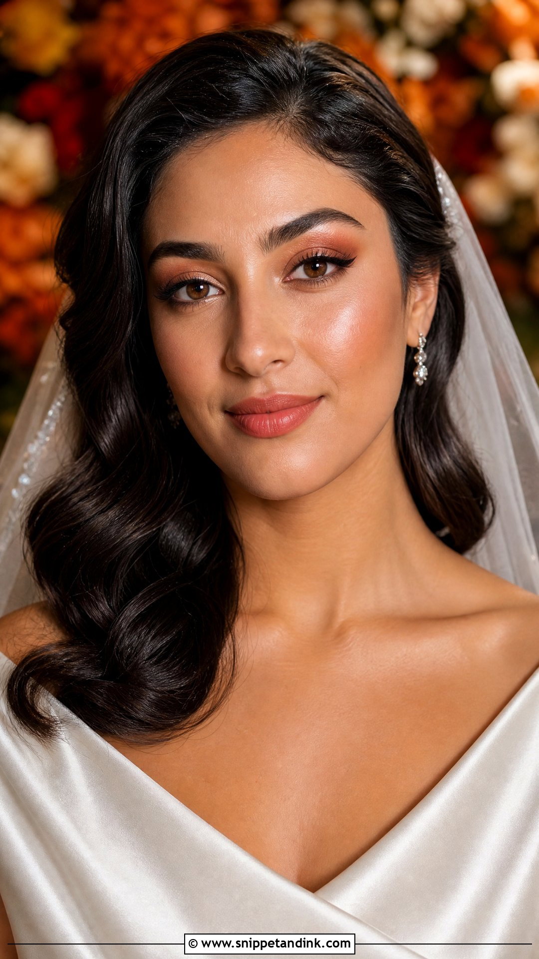 Natural Bridal Makeup With Copper Eyes - Snippet and Ink - 30 Natural Bridal Makeup for Brown Eyes