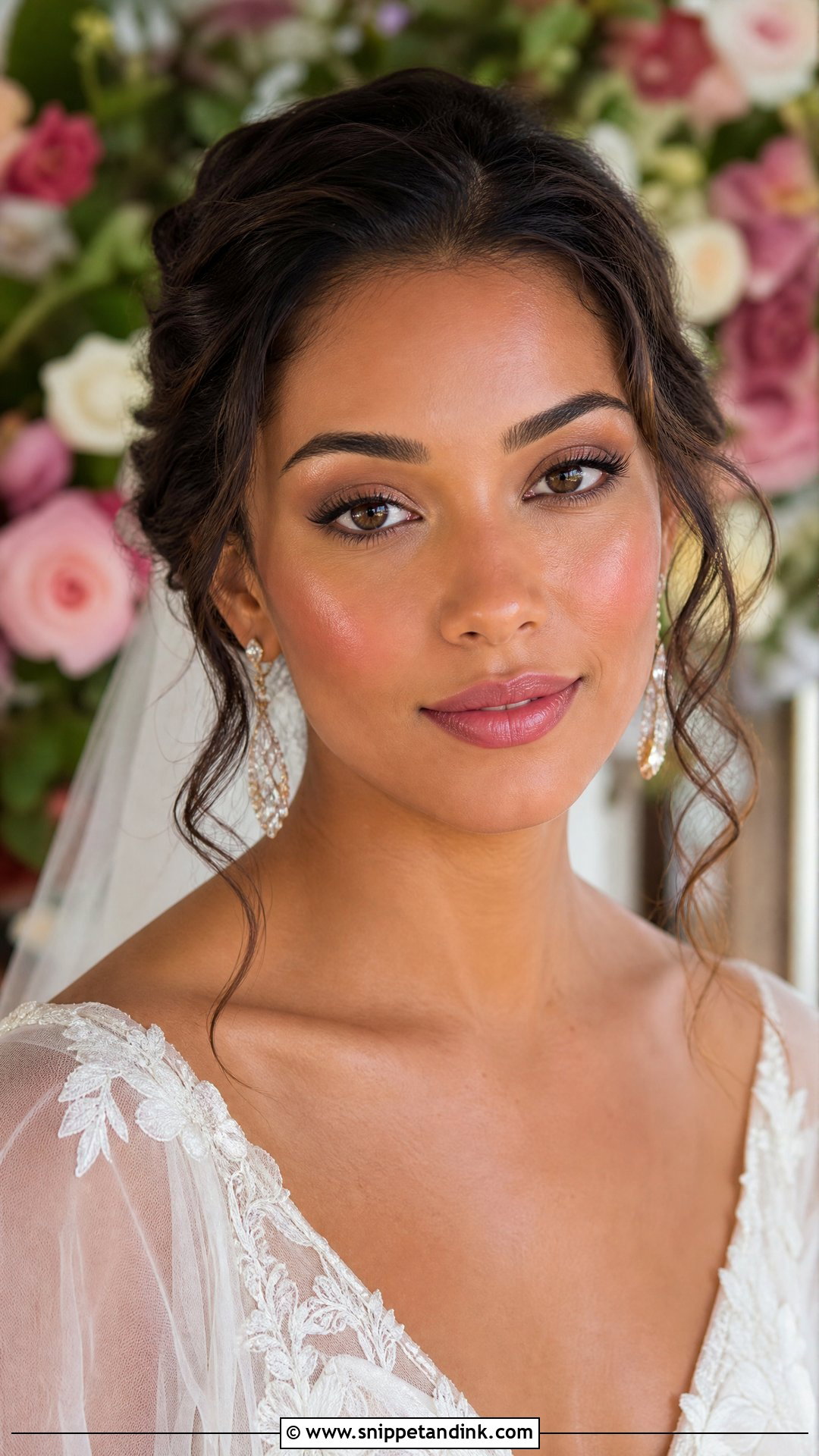 Natural Bridal Makeup With Cream Blush - Snippet and Ink - 20 Natural Wedding Bride Makeup Ideas
