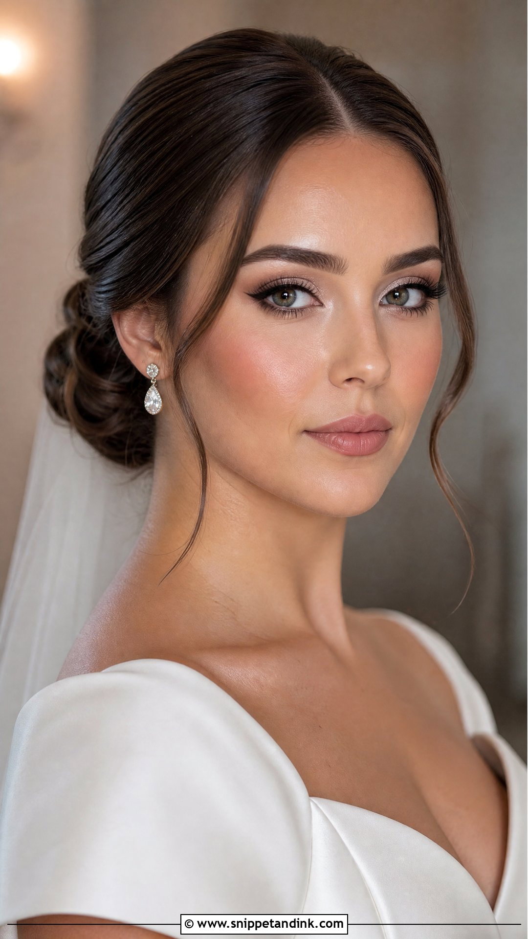 Natural Bridal Makeup With Defined Eyes - Snippet and Ink - 25 Simple Natural Bridal Makeup Ideas