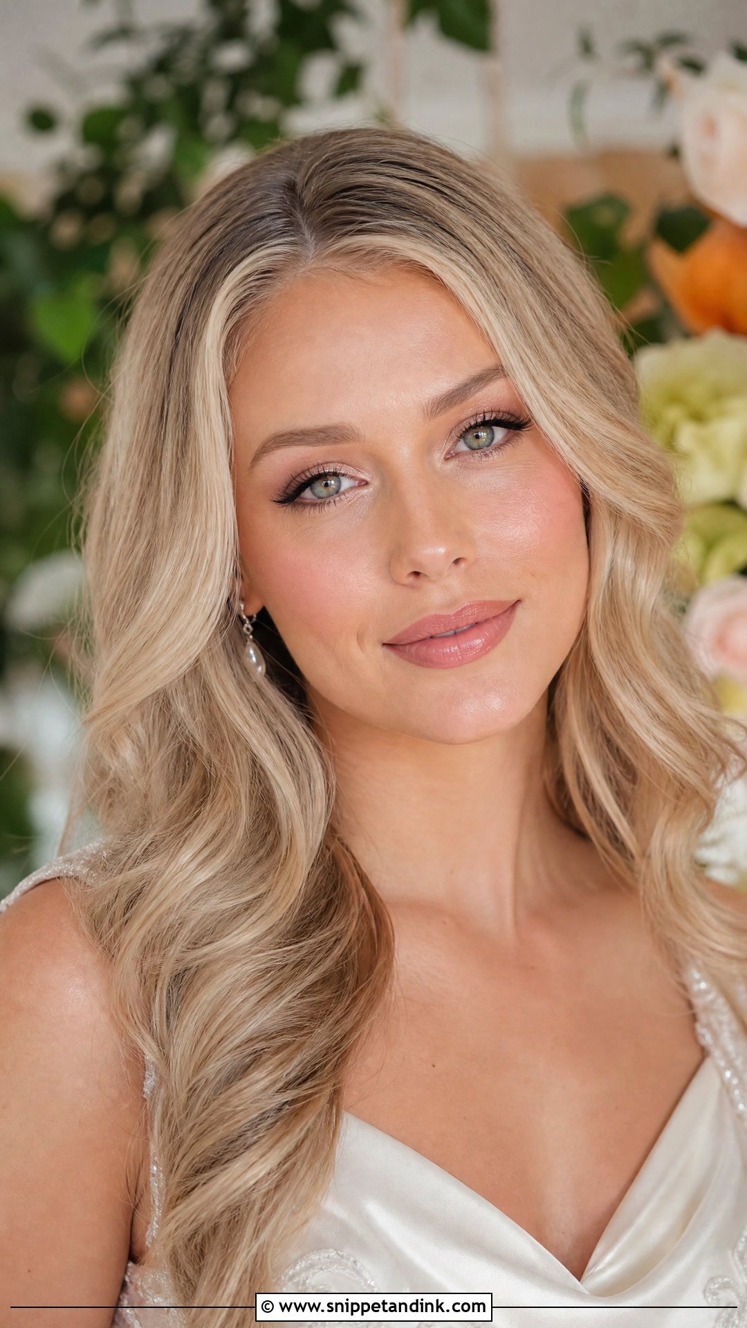 Natural Bridal Makeup With Dewy Skin - Snippet and Ink - 30 Natural Bridal Makeup Ideas