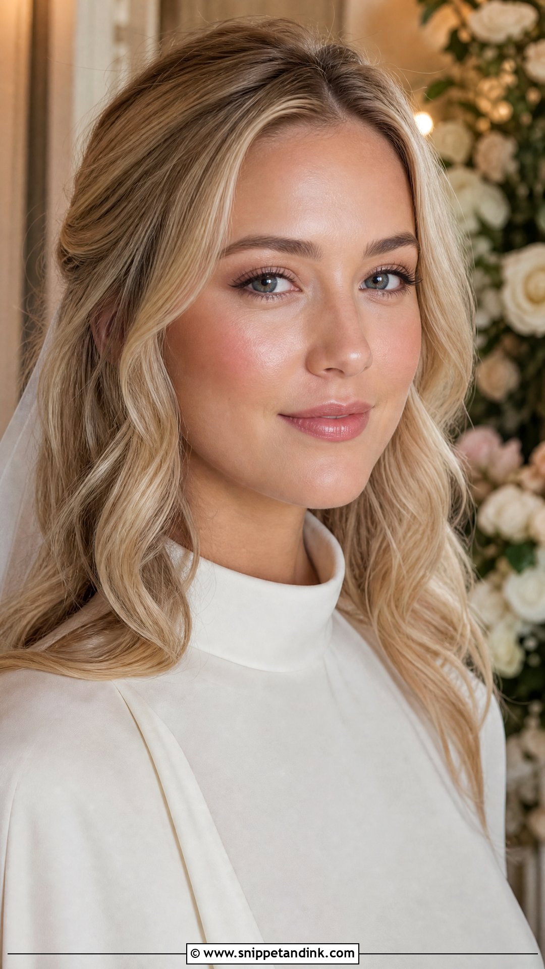 Natural Bridal Makeup With Dewy Skin - Snippet and Ink - 20 Natural Bridal Makeup Looks